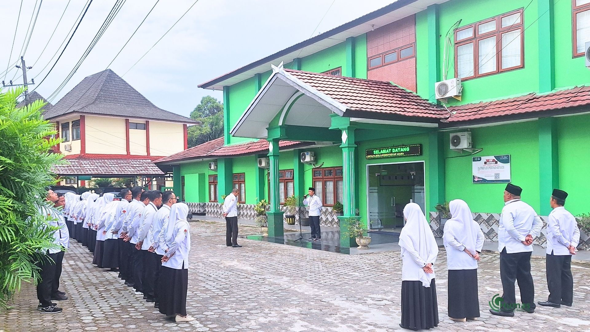 Apel Pagi KanKemenag Belitung Kirim Doa, Pacu Wajib Halal dan Tingkatkan Pelayanan Publik