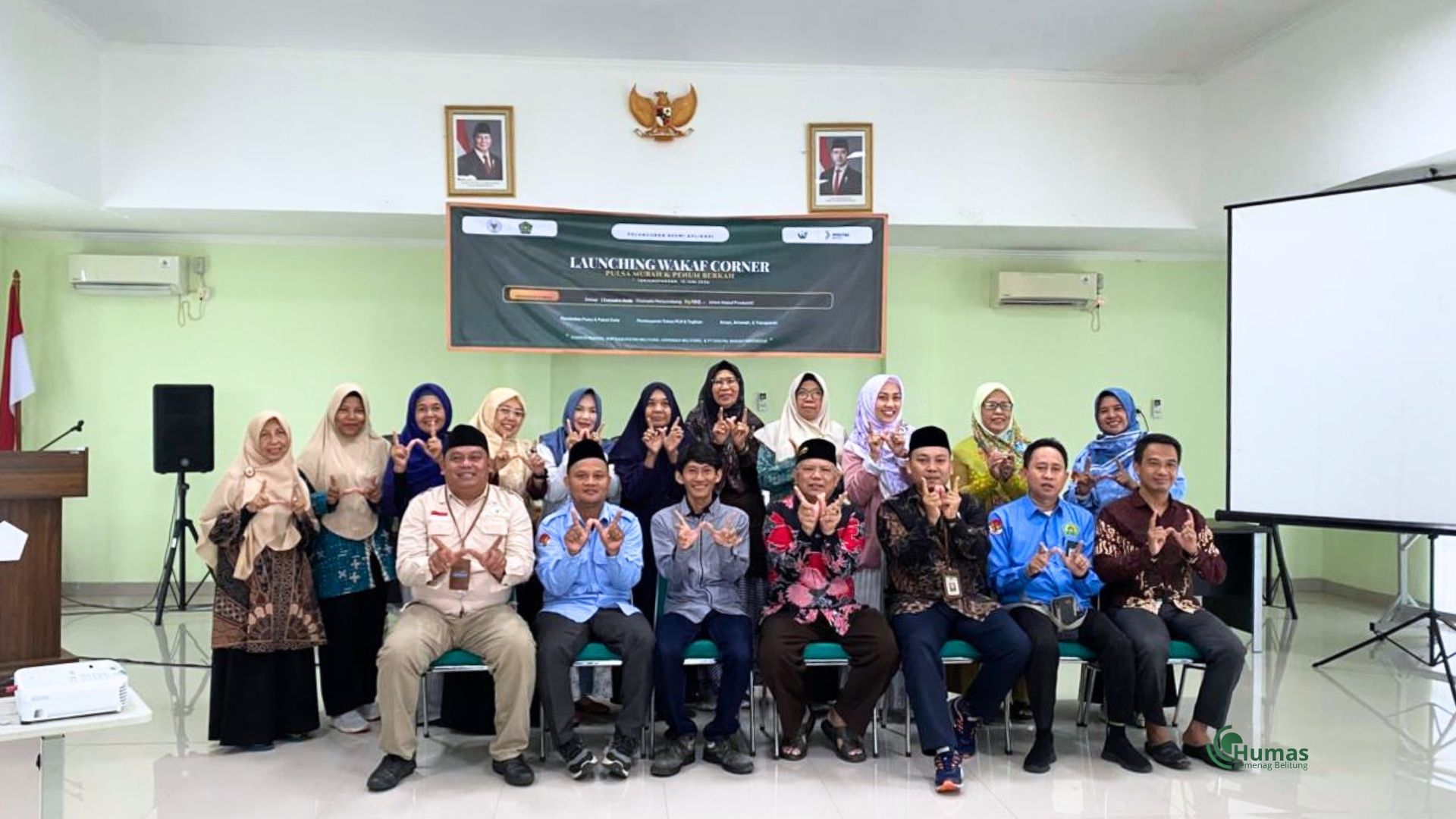 Launching Aplikasi Wakaf Corner Serta Penandatanganan MoU BWI Belitung & PT Digital Wakaf Indonesia