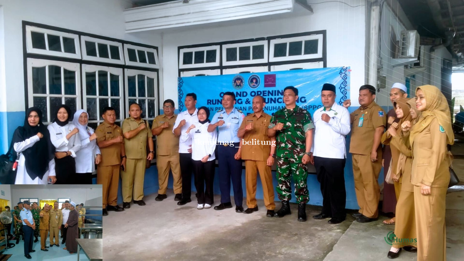 Dukung Program Gizi Nasional, Kakan Kemenag Belitung Hadiri Launching MBG di Paal Satu Tanjungpandan
