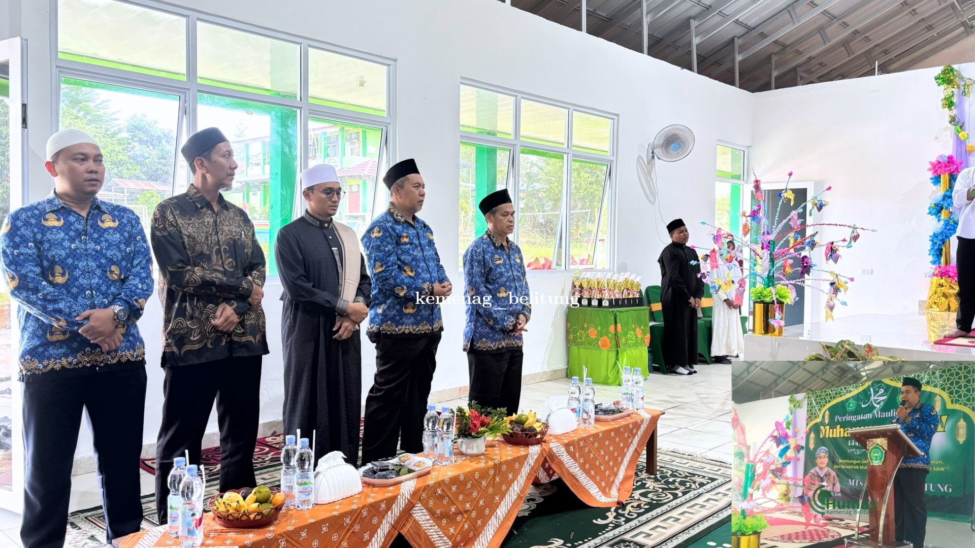 Kemenag Belitung Hadiri Peringatan Maulid Nabi 1447 H di MTsN 1 Belitung