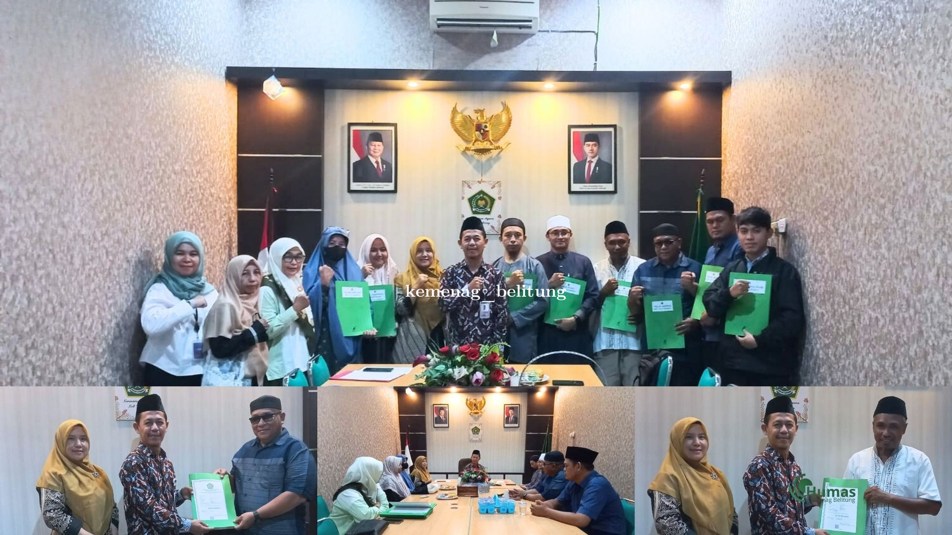 Meneguhkan Jejak Pendidikan Umat, Kemenag Belitung Serahkan Piagam Pesantren dan LPQ 2025