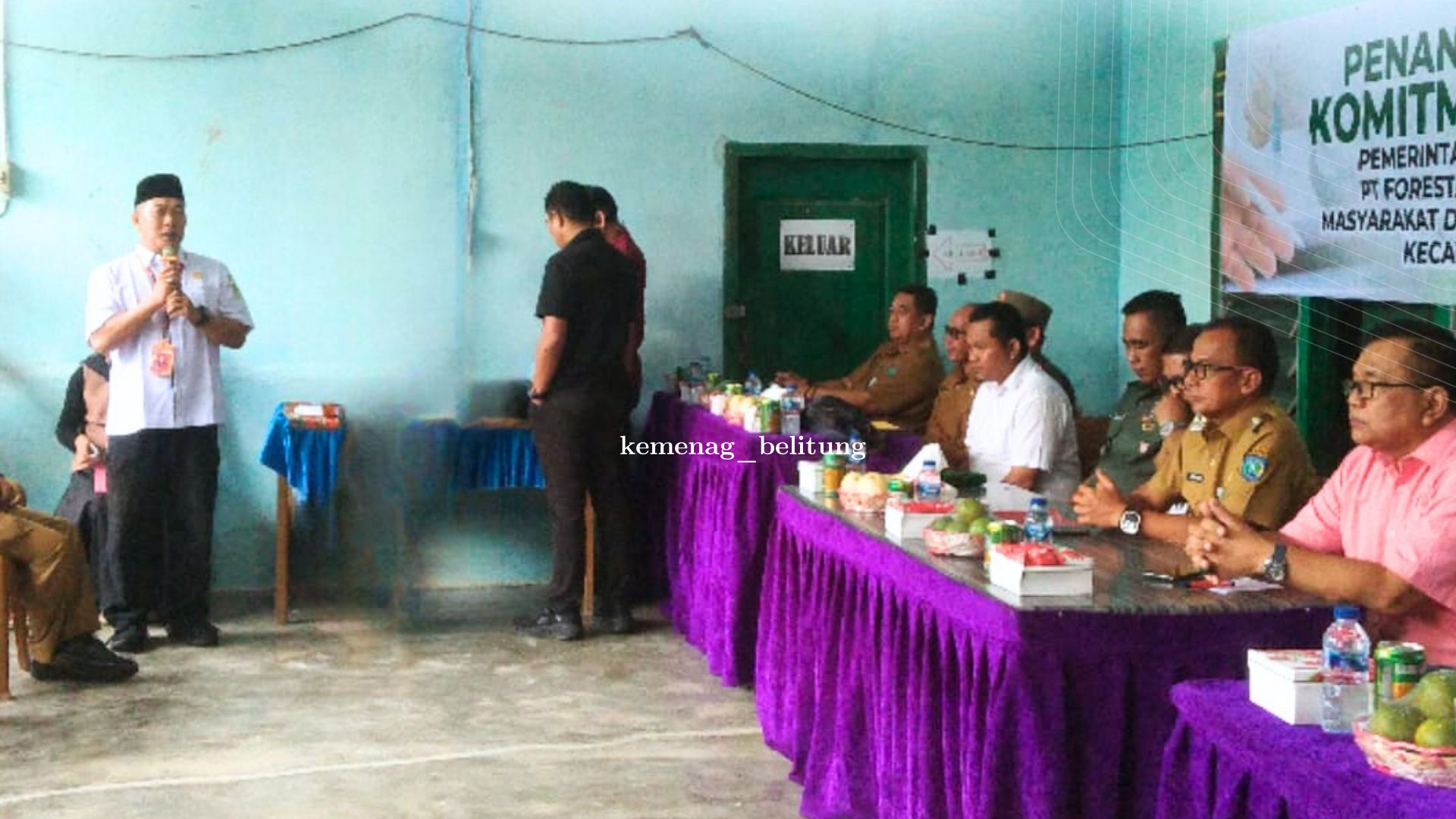 Pemkab Belitung, PT Forestalestari Dwikarya, dan Masyarakat Kembiri Sepakati Komitmen Bersama