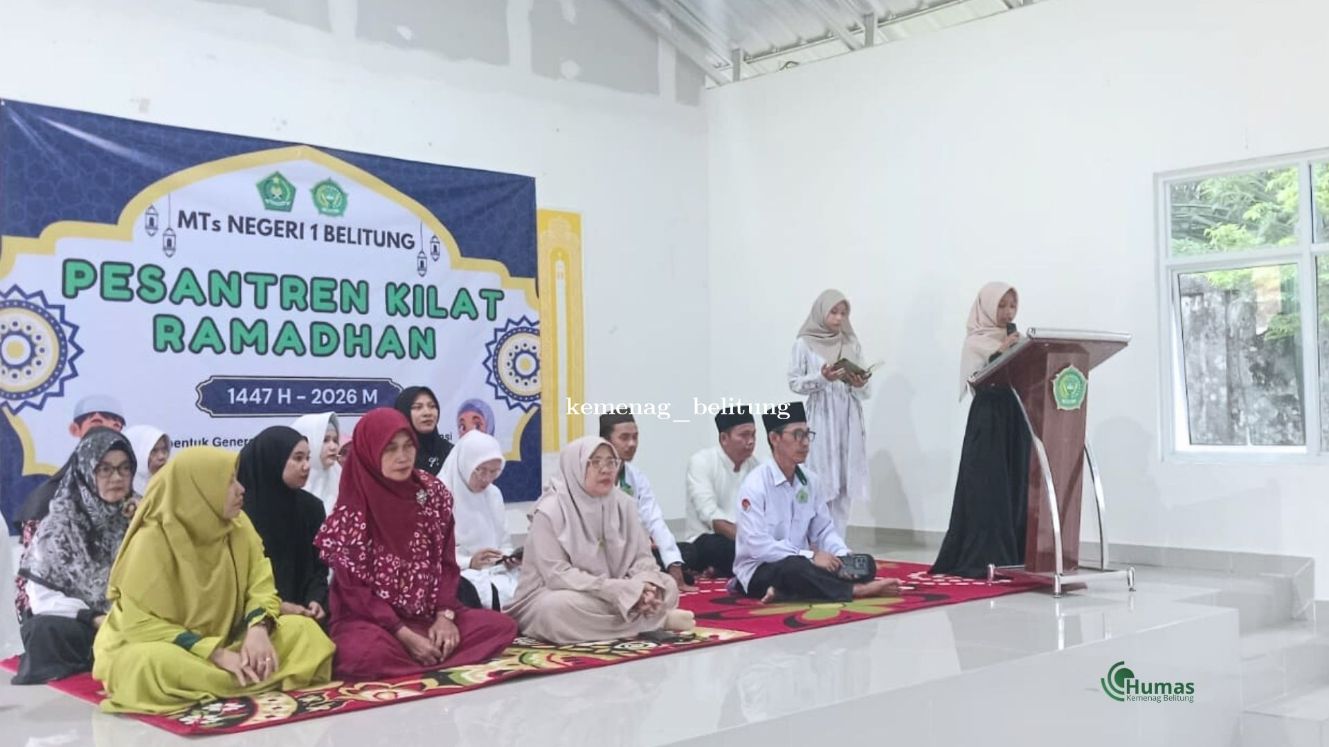 Pesantren Kilat Ramadhan MTsN 1 Belitung Resmi Dibuka
