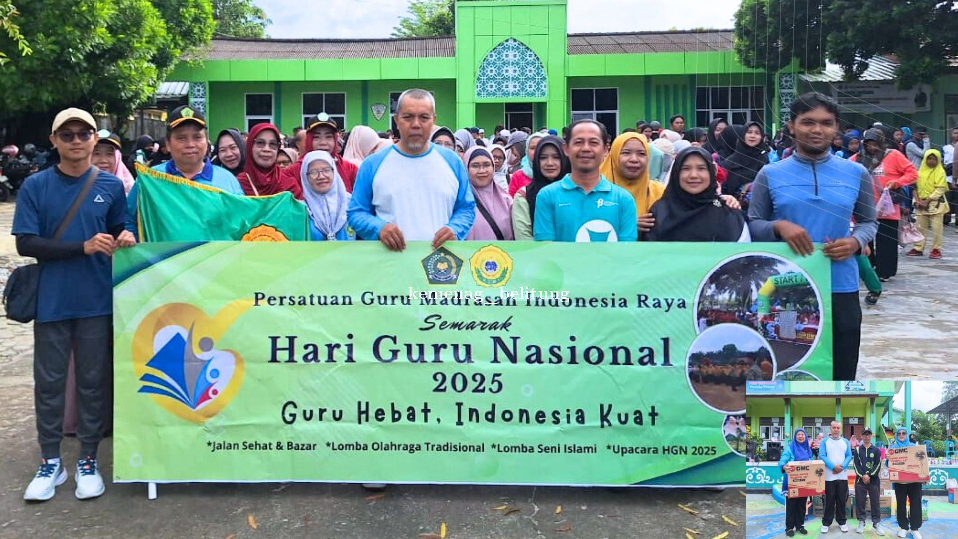 PGMI Raya Belitung Semarakkan HGN 2025 dengan Bazar dan Jalan Santai