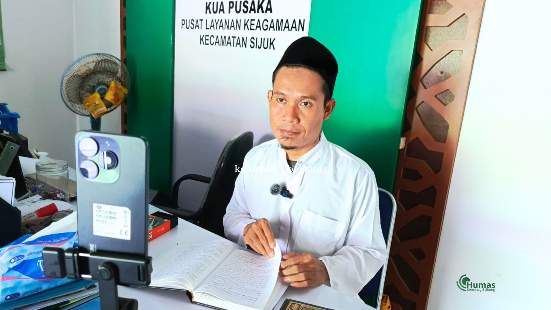 KUA Sijuk Belitung Gelar Kajian Online Bulanan Penyuluh dan Penghulu Tahun 2026