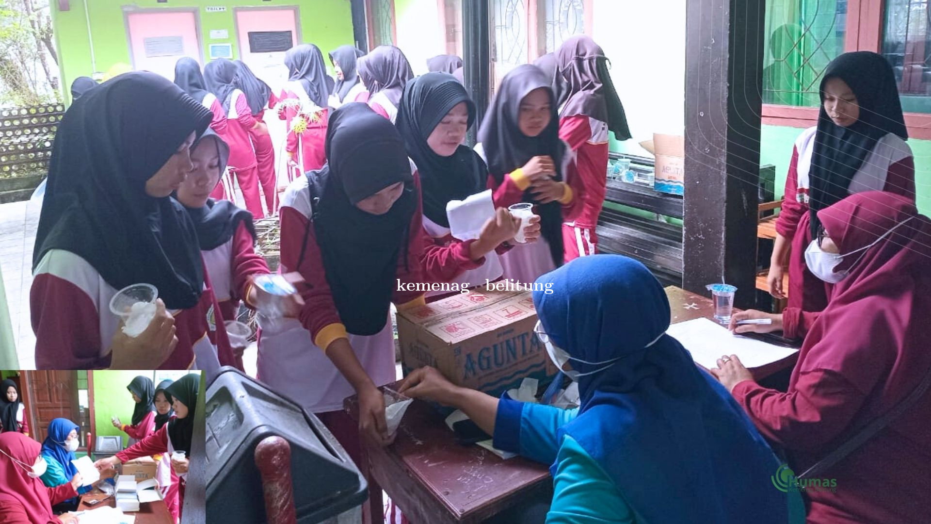 UKS MAN 1 Belitung Gandeng Puskesmas Air Saga Laksanakan Skrining Kesehatan Reproduksi Siswi