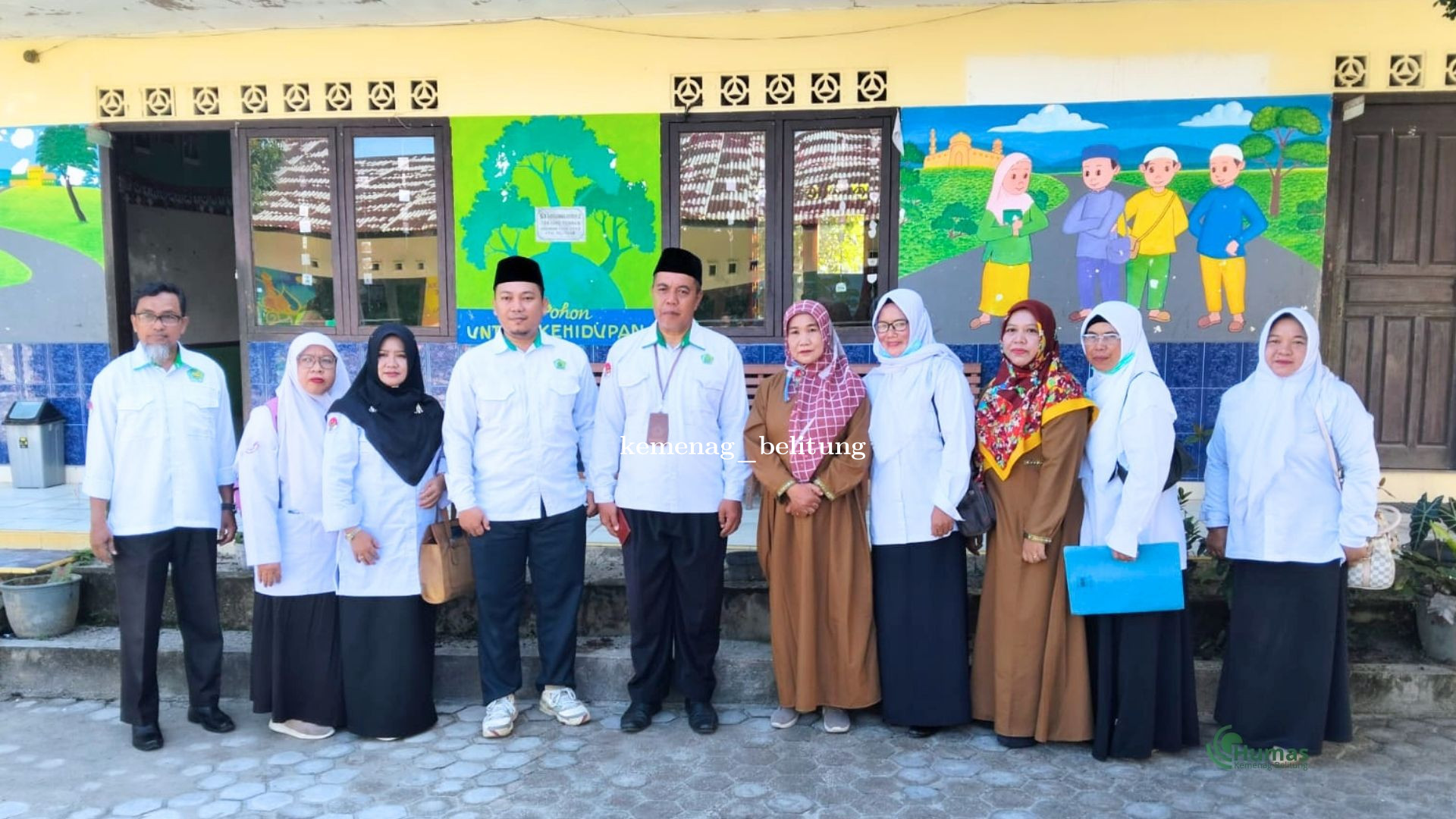 Monitoring Ujian Sekolah Pendidikan Agama Islam, Kemenag Belitung Kawal Mutu Ujian Siswa