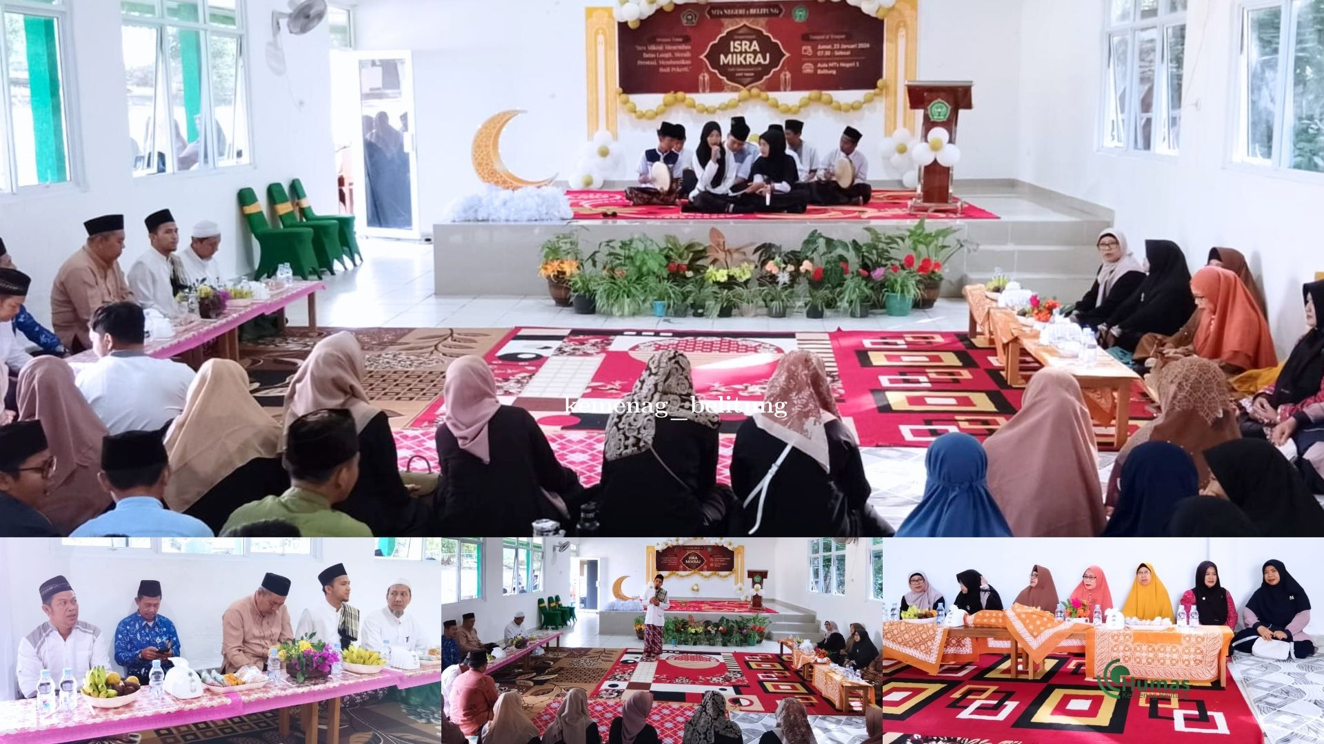 Tanamkan Nilai Iman & Disiplin Ibadah, MTsN 1 Belitung Peringati Isra Mikraj Nabi Muhammad SAW 1447H