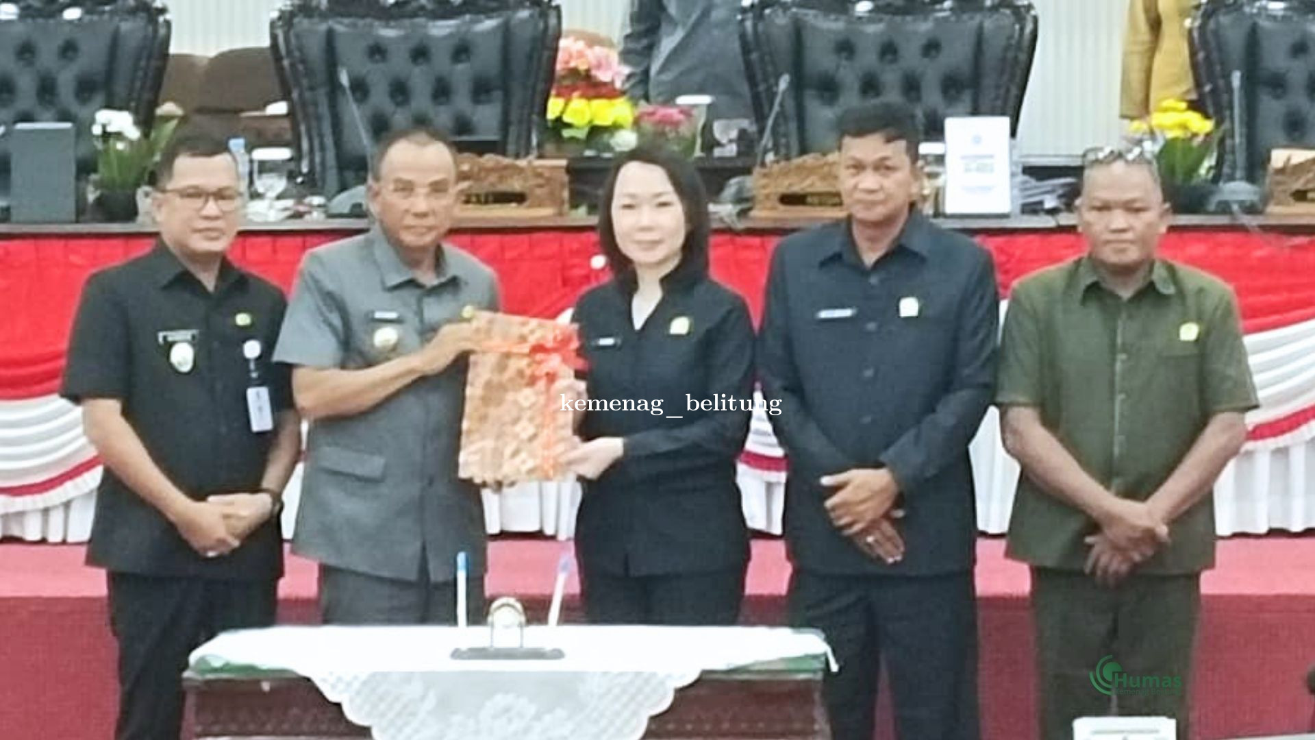 Kemenag Belitung Hadiri Rapat Paripurna DPRD Belitung Soroti Kinerja Pemda Rekomendasi LKPJ 2025