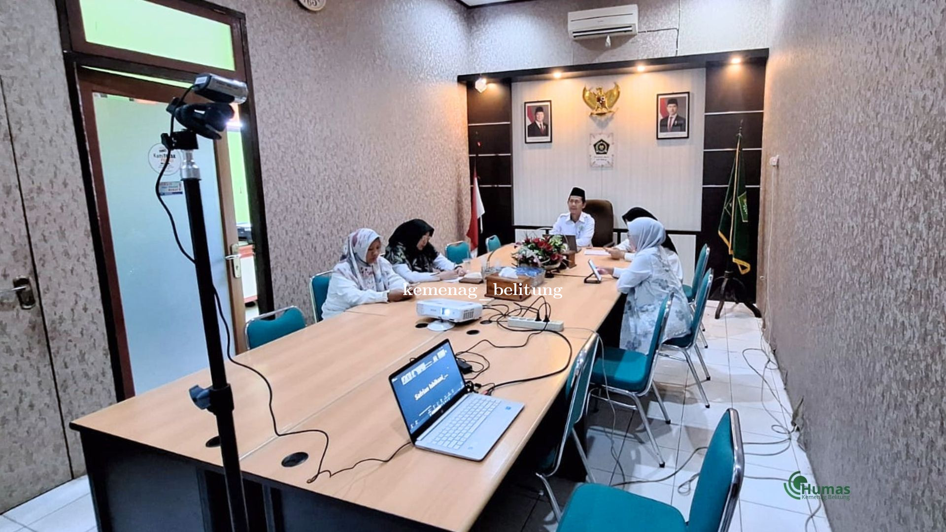 Kemenag Belitung Ikuti Rakor Percepatan Pembentukan Saka Amal Bakti Pramuka via Zoom