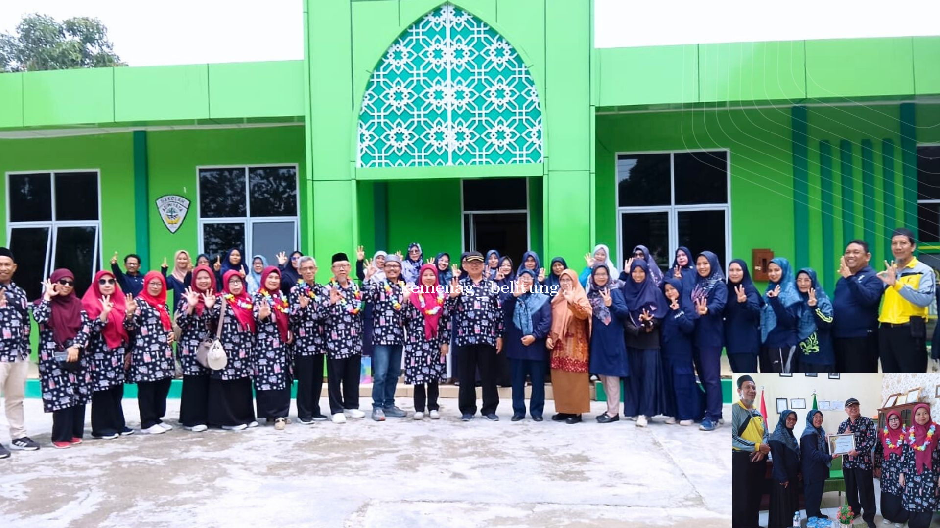 MTsN 1 Belitung Terima Kunjungan Studi Tiru dari MTsN 3 Jakarta Selatan