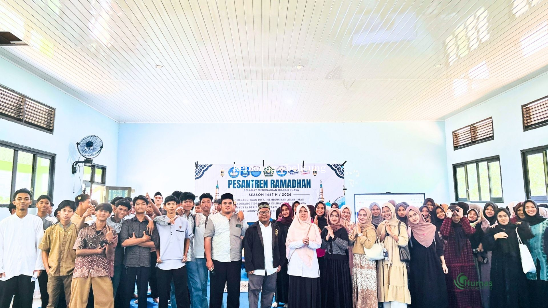 KUA Selat Nasik Gelar The Most KUA Bimbingan Remaja Usia Sekolah di SMKN 1 Selat Nasik