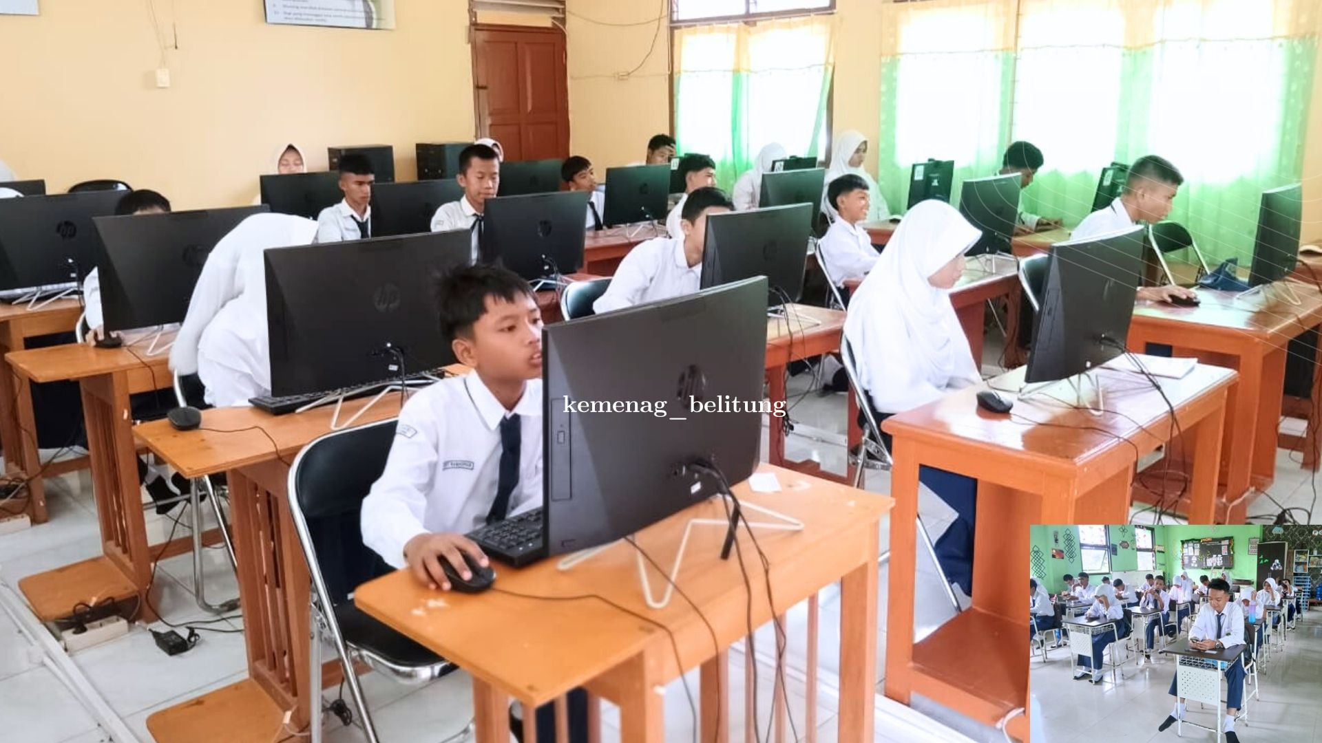 Pelaksanaan Asesmen Sumatif Semester Ganjil Berbasis Android di MTsN 1 Belitung Tahun Pelajaran 2025