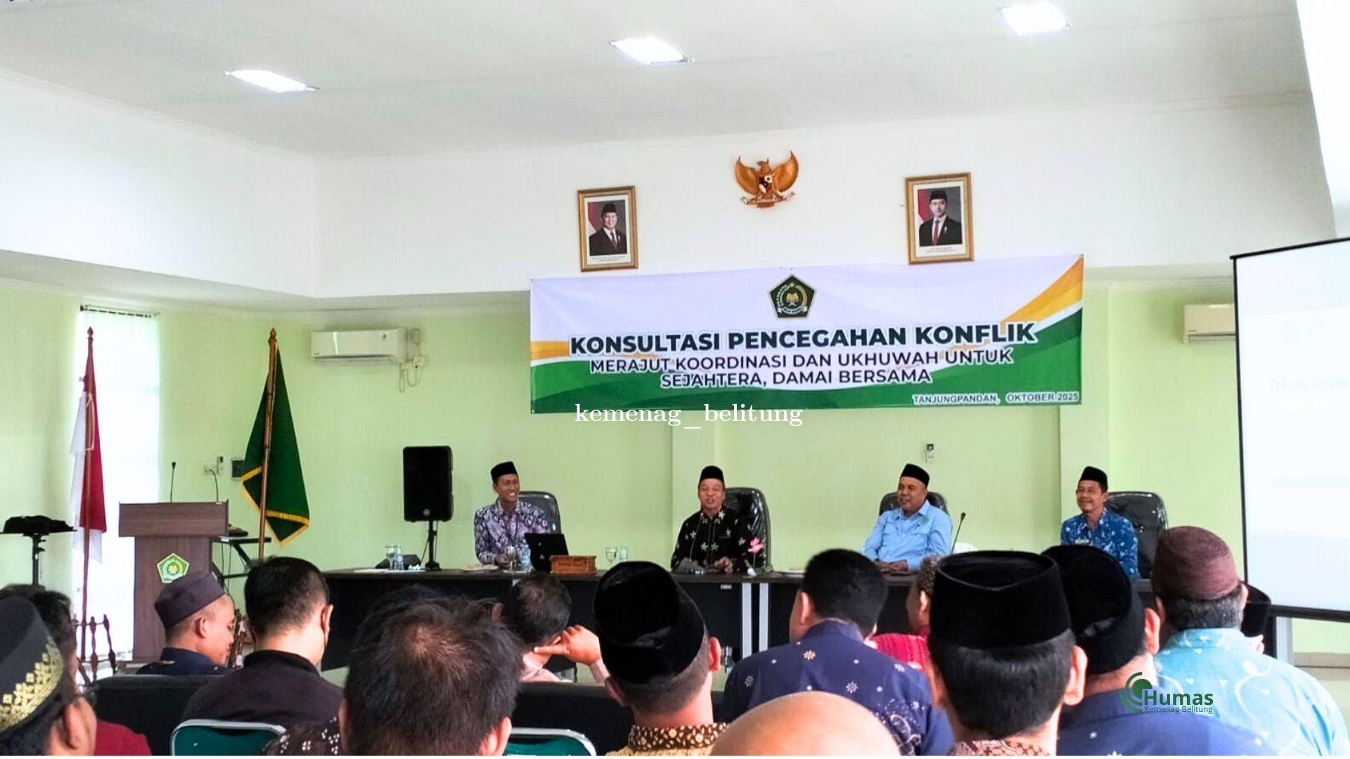 Kemenag Belitung Inisiasi Temu Konsultasi Early Warning System untuk Pencegahan Konflik Keagamaan
