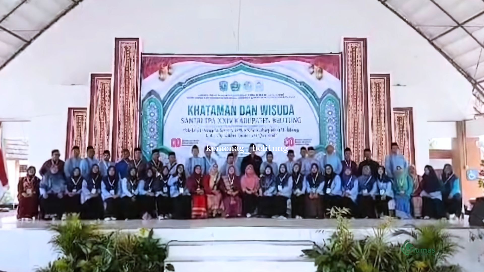 Khataman dan Wisuda Santri Taman Pendidikan Al-Quran ke-XXIV Kabupaten Belitung 