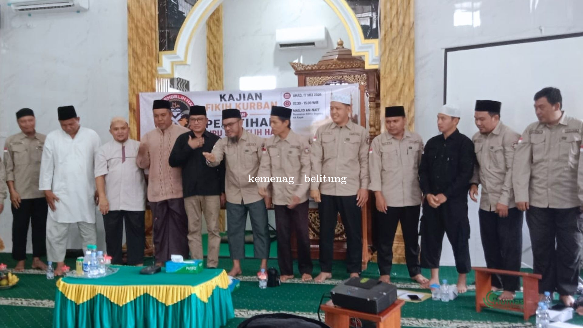 Wabup Buka Pelatihan Juleha 2026, Kemenag Belitung Hadir dan Perkuat Kompetensi Penyembelihan Halal