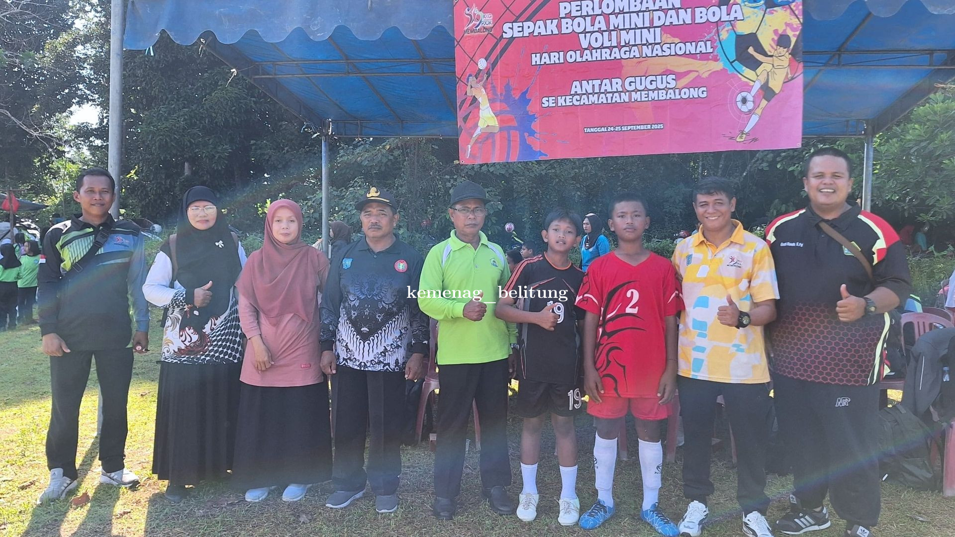 Haornas 2025 Kecamatan Membalong Dimulai, Dua Siswa MIN 2 Belitung Siap Perkuat Tim Gugus Kabong
