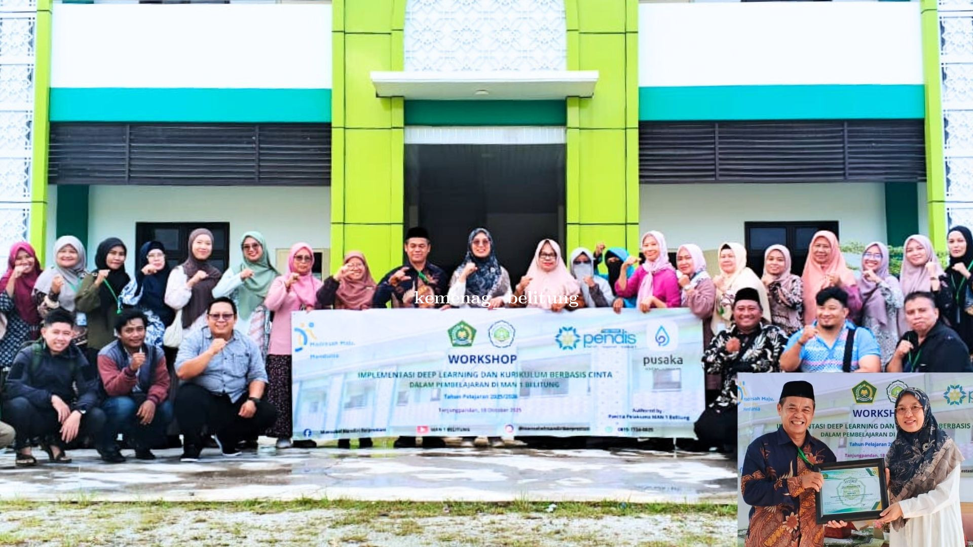 MAN 1 Belitung Gelar Workshop: Implementasi Deep Learning dan Kurikulum Berbasis Cinta