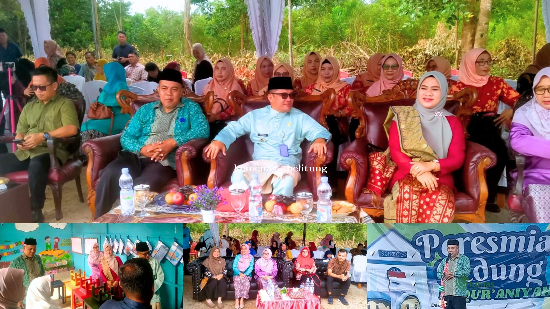Gedung RA Quraniyah Desa Bantan Diresmikan, Kakan Kemenag: Sarana Penting Mencetak Generasi Mulia