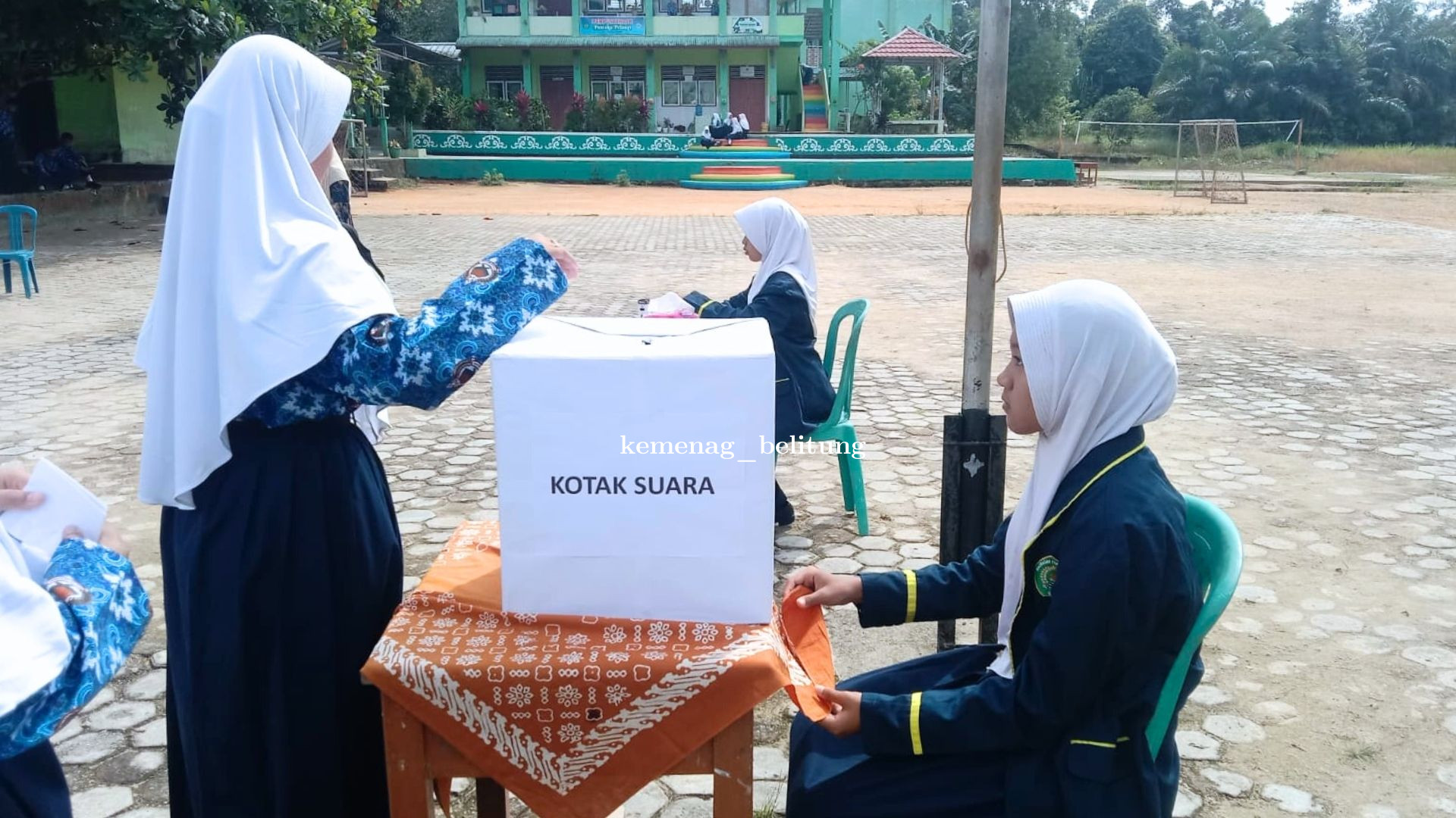 MTsN 1 Belitung Gelar Pemilihan Ketua OSIM Tahun Pelajaran 2025/2026