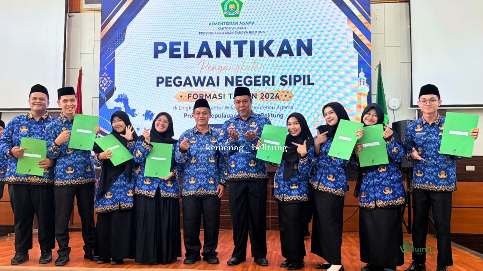Pelantikan PNS Baru Kemenag Babel Gaungkan Semangat Integritas dan Pelayanan Pro Rakyat