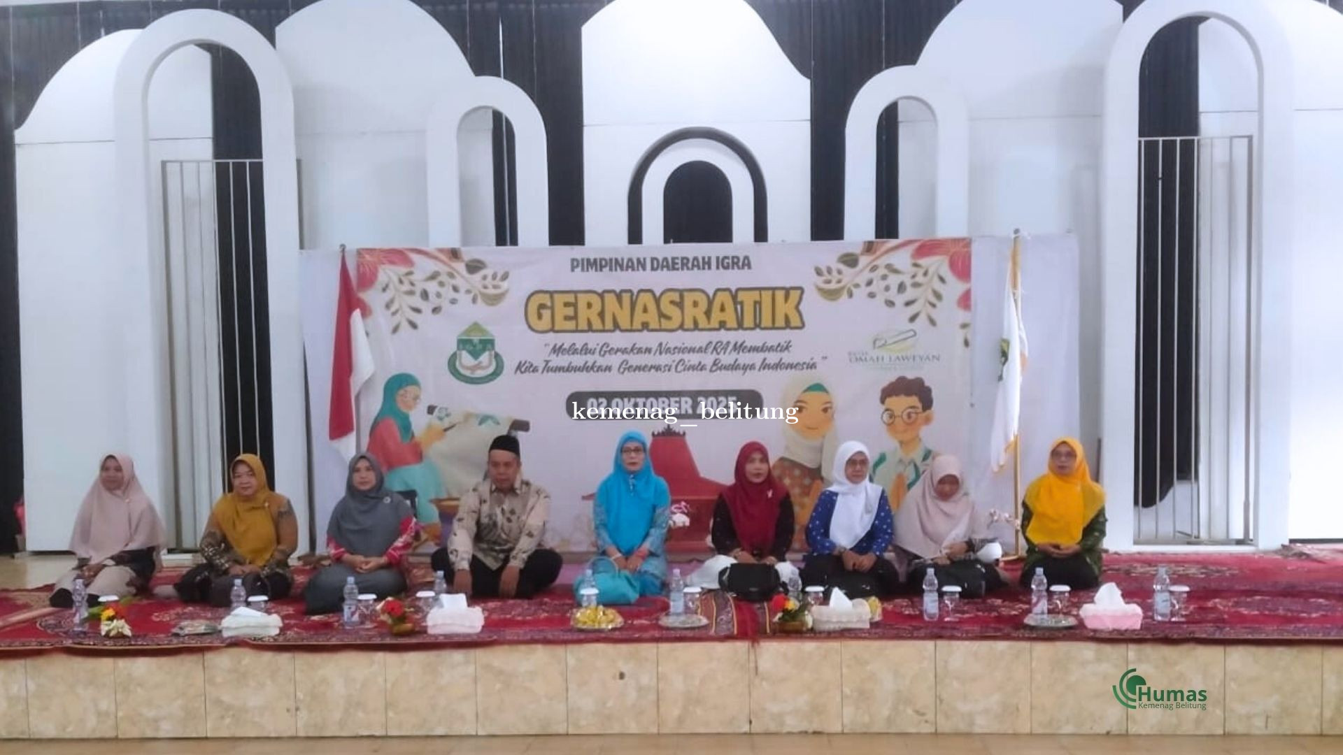 Gerakan Nasional RA Membatik (GERNASRATIK) di Belitung: Anak RA Belajar Cinta Budaya Lewat Membatik