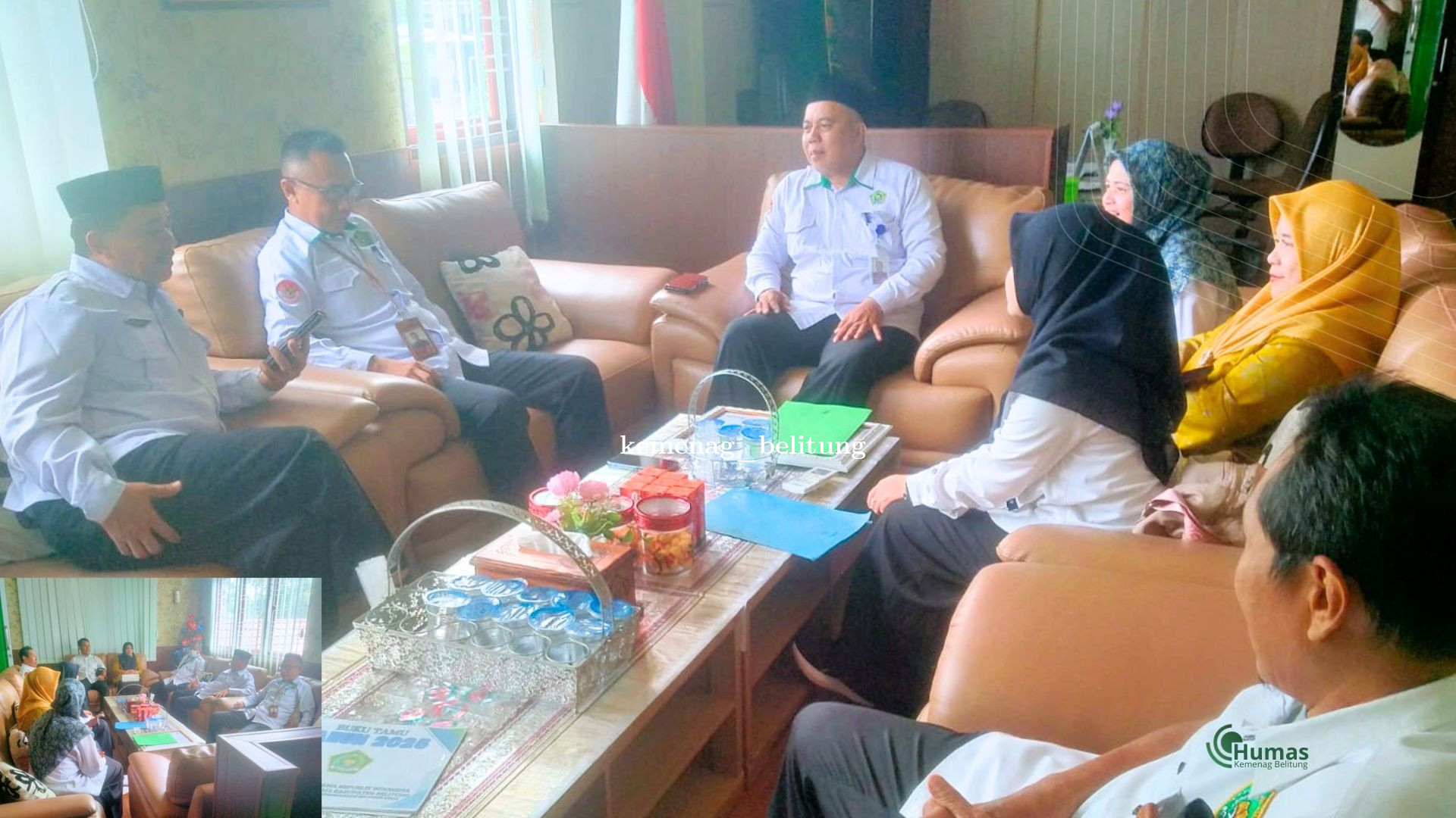 Pererat Sinergi Layanan Keagamaan, Kemenag Belitung Terima Kunjungan Kemenag Beltim