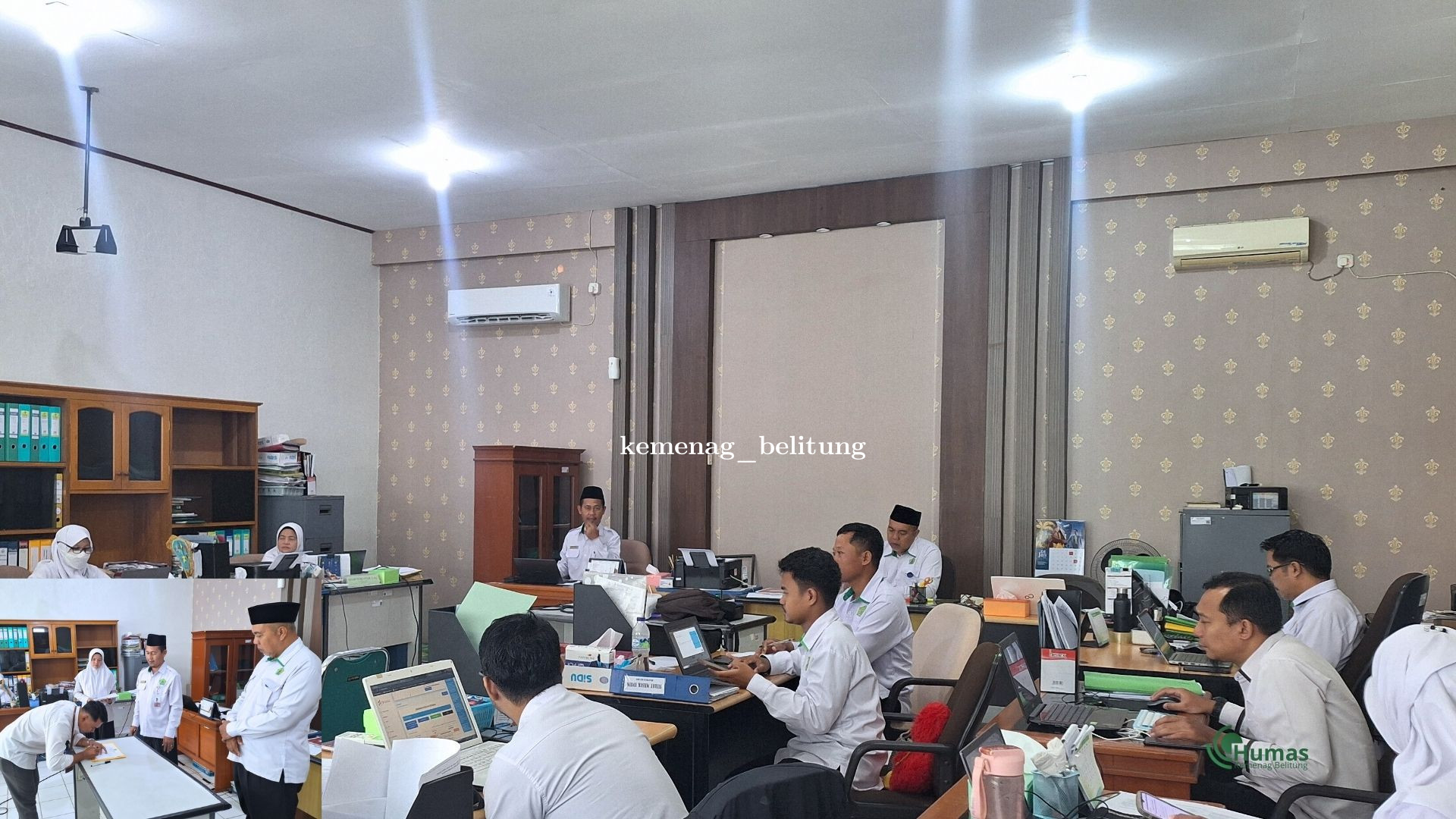 Tingkatkan Kinerja dan Integritas, Subbag TU Kemenag Belitung Teken Pakta Integritas