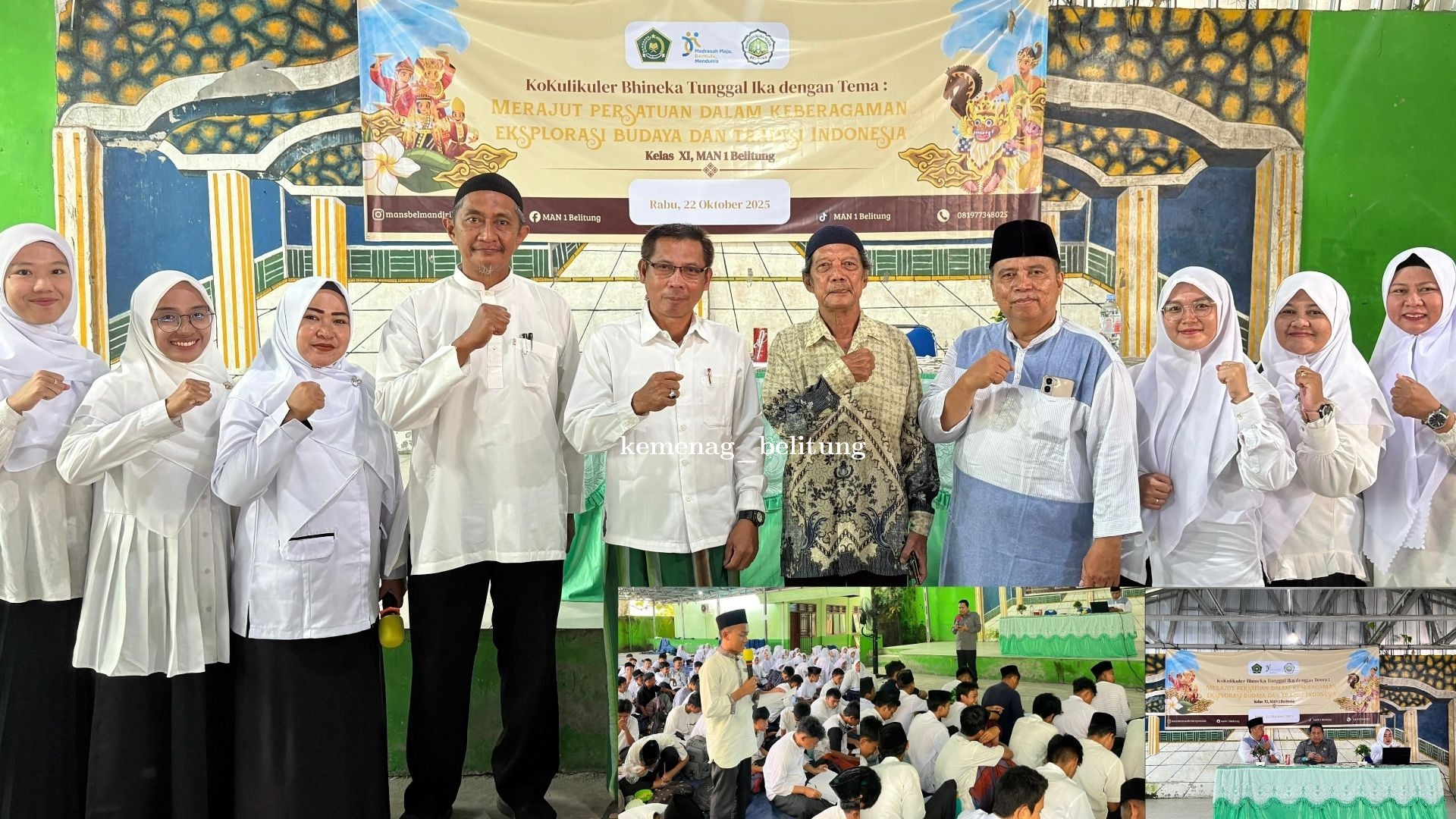MAN 1 Belitung Gelar Kegiatan Kokurikuler: Tanamkan Jiwa Wirausaha dan Nilai Kebhinekaan pada Siswa