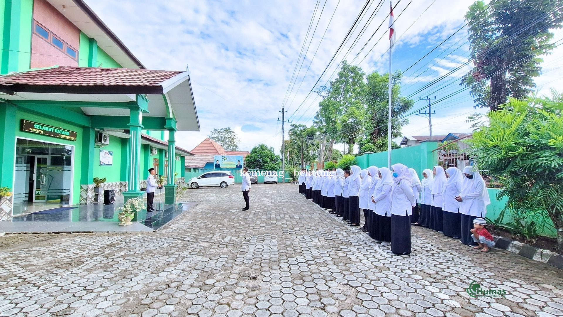 Apel Senin Pagi Kemenag Belitung Bahas WFH dan Kinerja ASN
