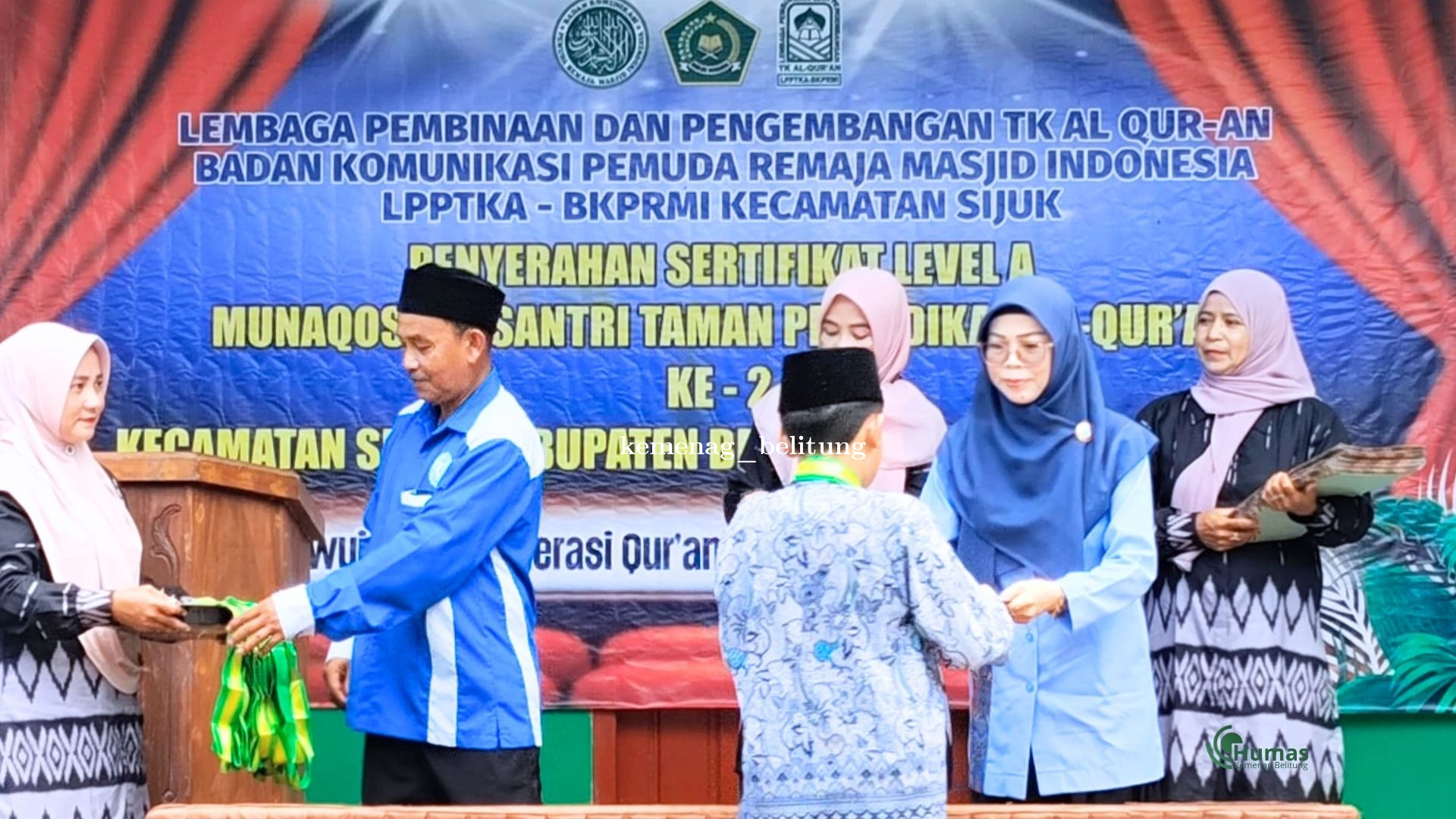 260 Santri Sijuk Lulus Munaqosah, Kemenag Belitung Dukung Pembinaan