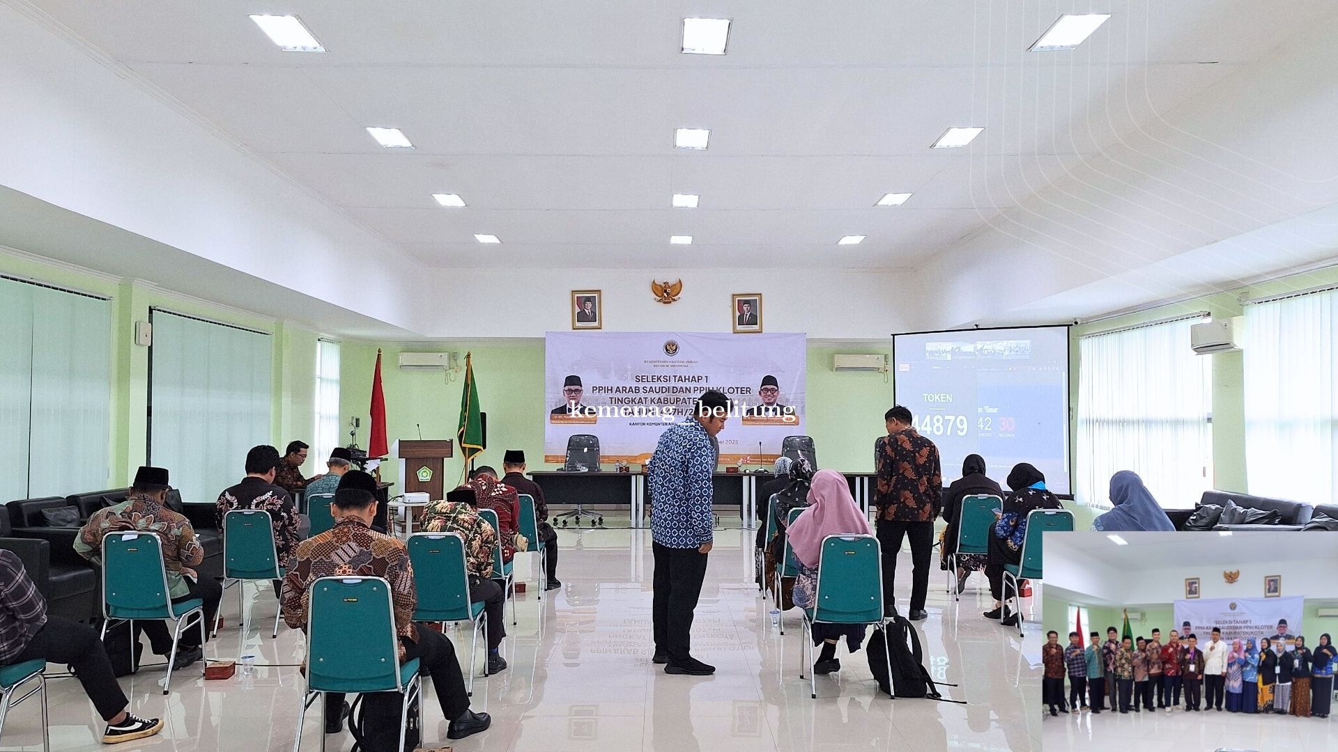 14 Peserta Mengikuti Tes Seleksi Petugas Haji Tingkat Kabupaten Belitung Tahun 2026