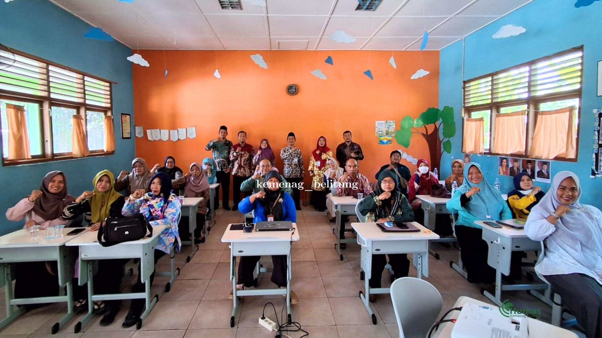 Dukung Digitalisasi, Kemenag Belitung Sosialisasikan E-Cuti dan TTE bagi ASN MIN 1 Belitung 