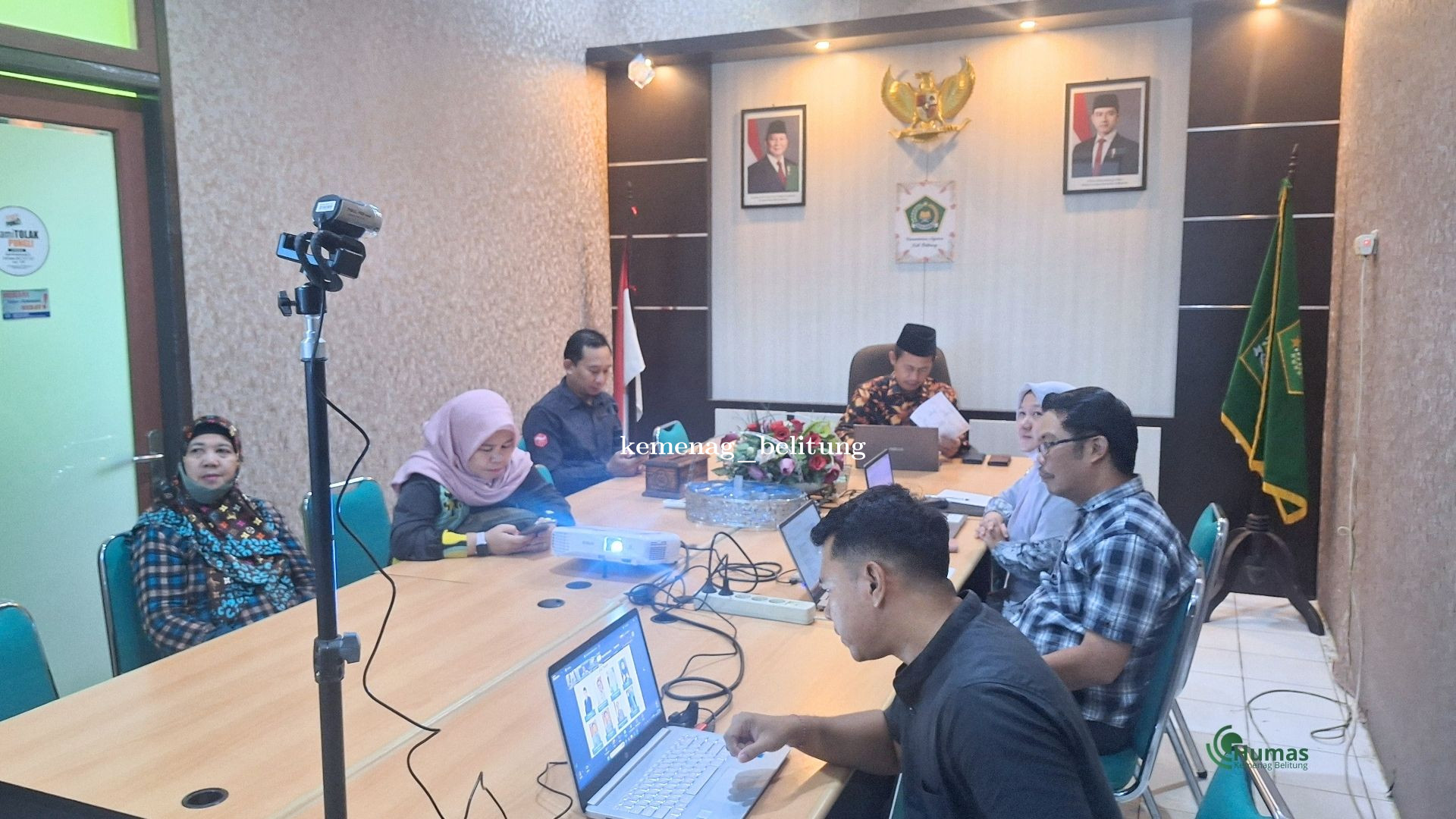Menguatkan Zona Integritas, Kemenag Babel Gelar Bedah Kamus LKE PMPZI Secara Virtual