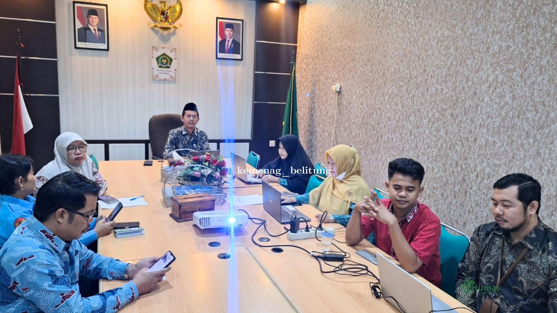 Kemenag Belitung Hadiri Bedah LKE Area 5 via Zoom: Perkuat Pengawasan Zona Integritas