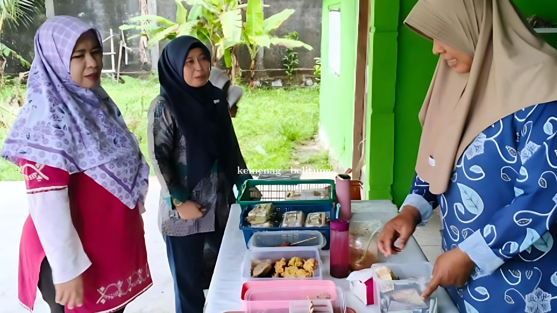 UPT Puskesmas Air Saga Lakukan Inspeksi Kesehatan Lingkungan di MIN 1 Belitung