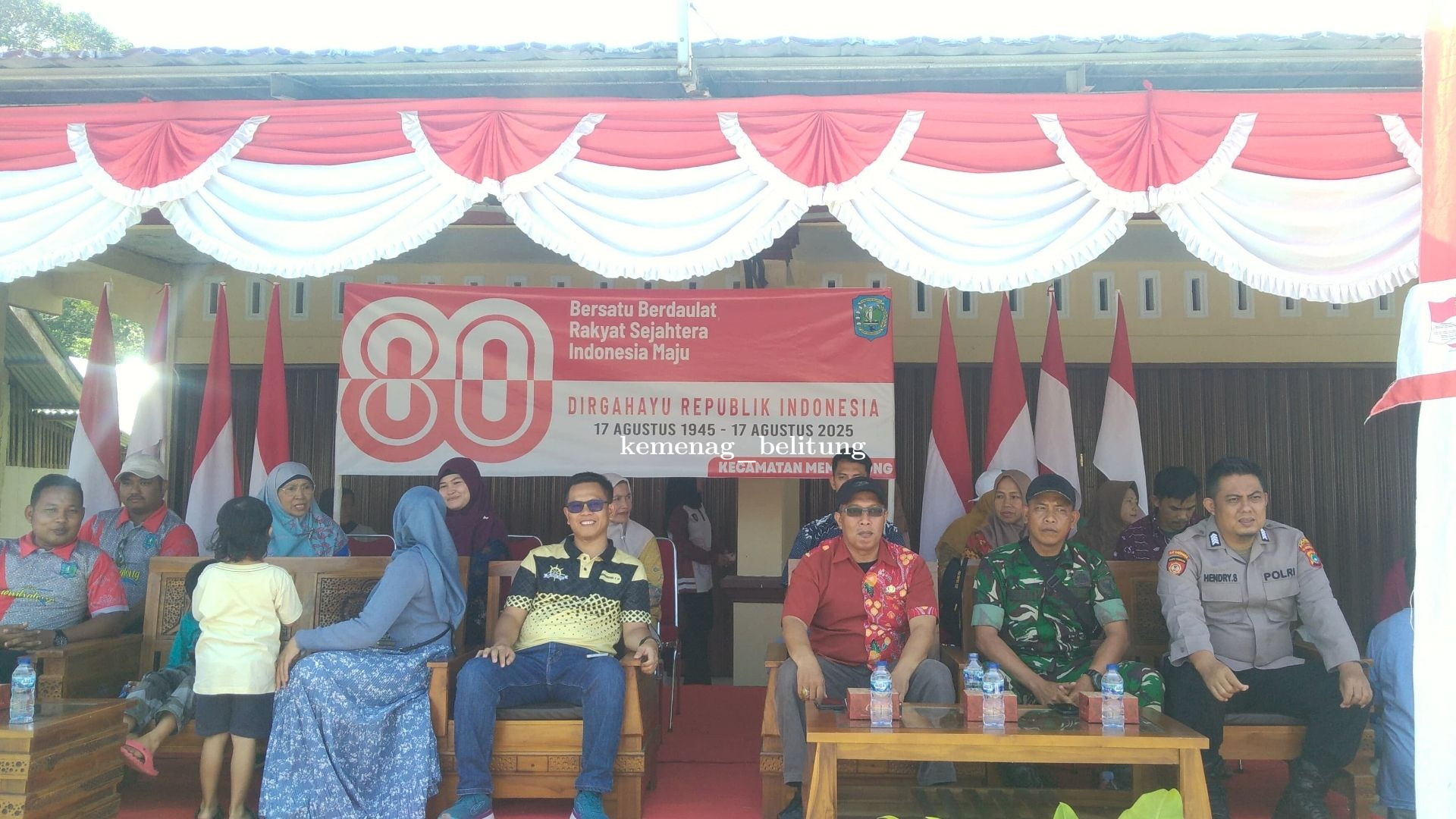 KUA Membalong Meriahkan Karnaval Budaya HUT RI ke-80