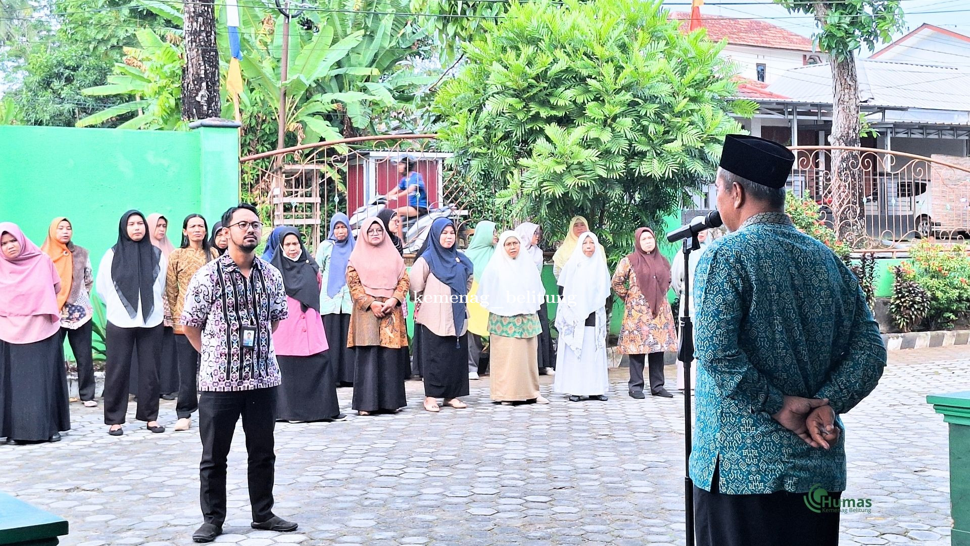 Apel Sore Akhir Pekan, Plt. Kepala Kemenag Belitung Tekankan Disiplin dan Koordinasi