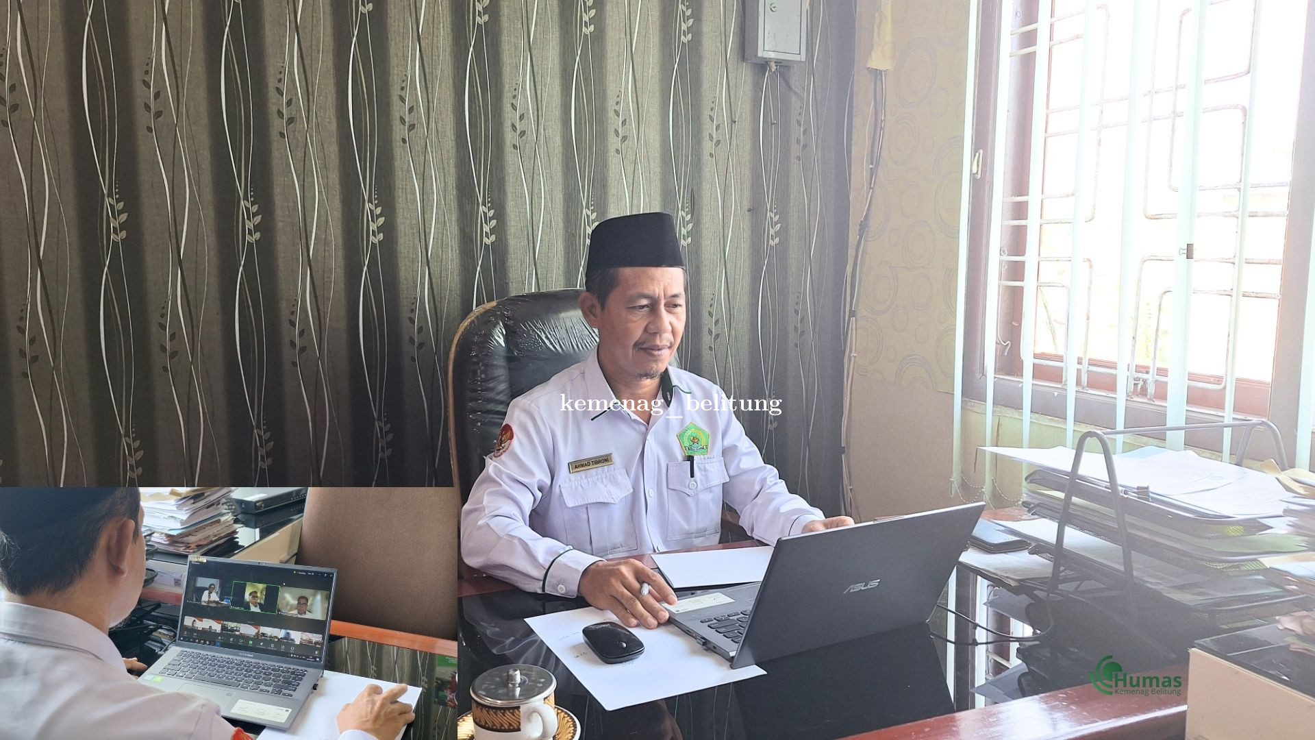 Plt. Kasubbag TU Kemenag Belitung Ikuti Launching Aplikasi SIgMA secara Virtual