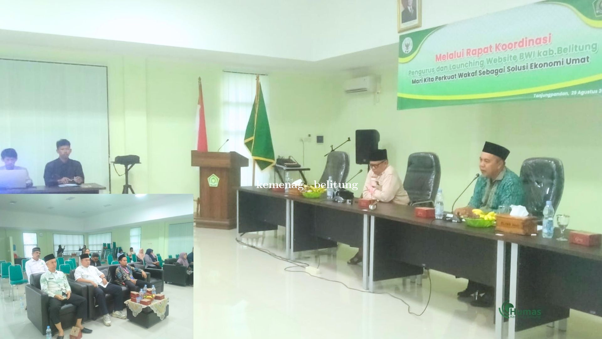 Kemenag Belitung Launching Website BWI: Perkuat Wakaf sebagai Solusi Ekonomi Umat