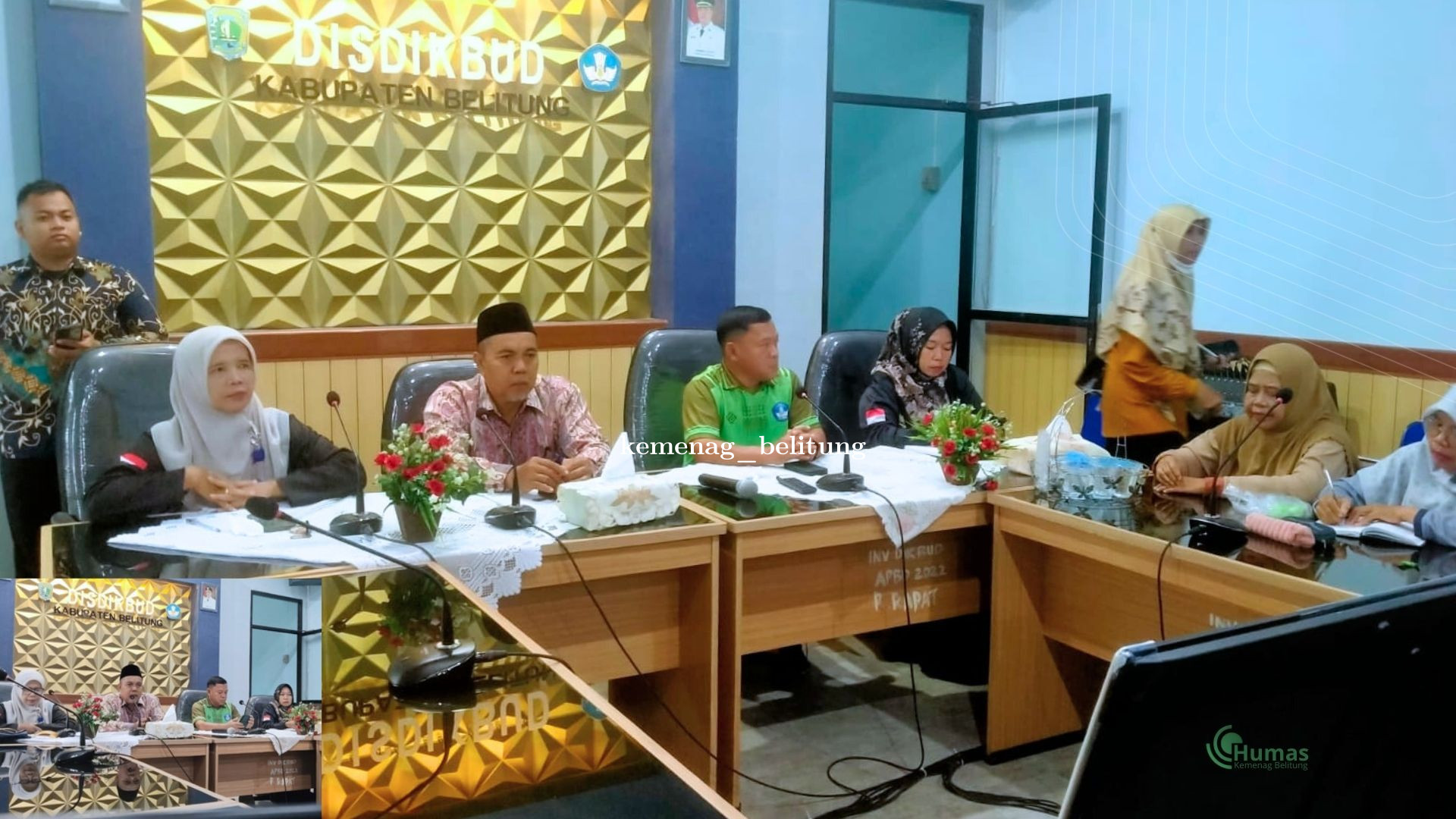 Perkuat Layanan Gizi Peserta Didik, Kemenag Belitung Audiensi & Penandatanganan MoU SPPG Air Saga