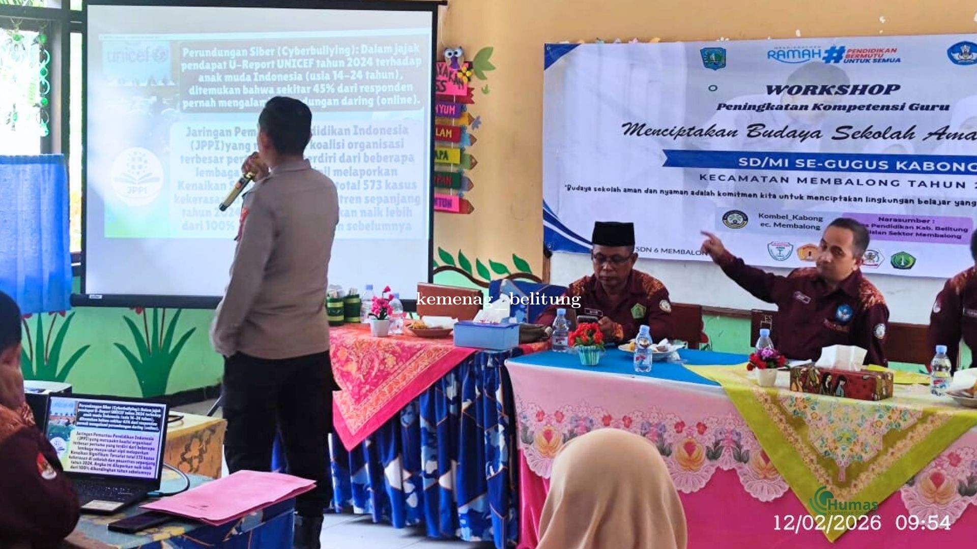 MIN 2 Belitung Ikuti Rapat KKG Gugus Kabong, Komitmen Terapkan Budaya Sekolah Aman dan Nyaman