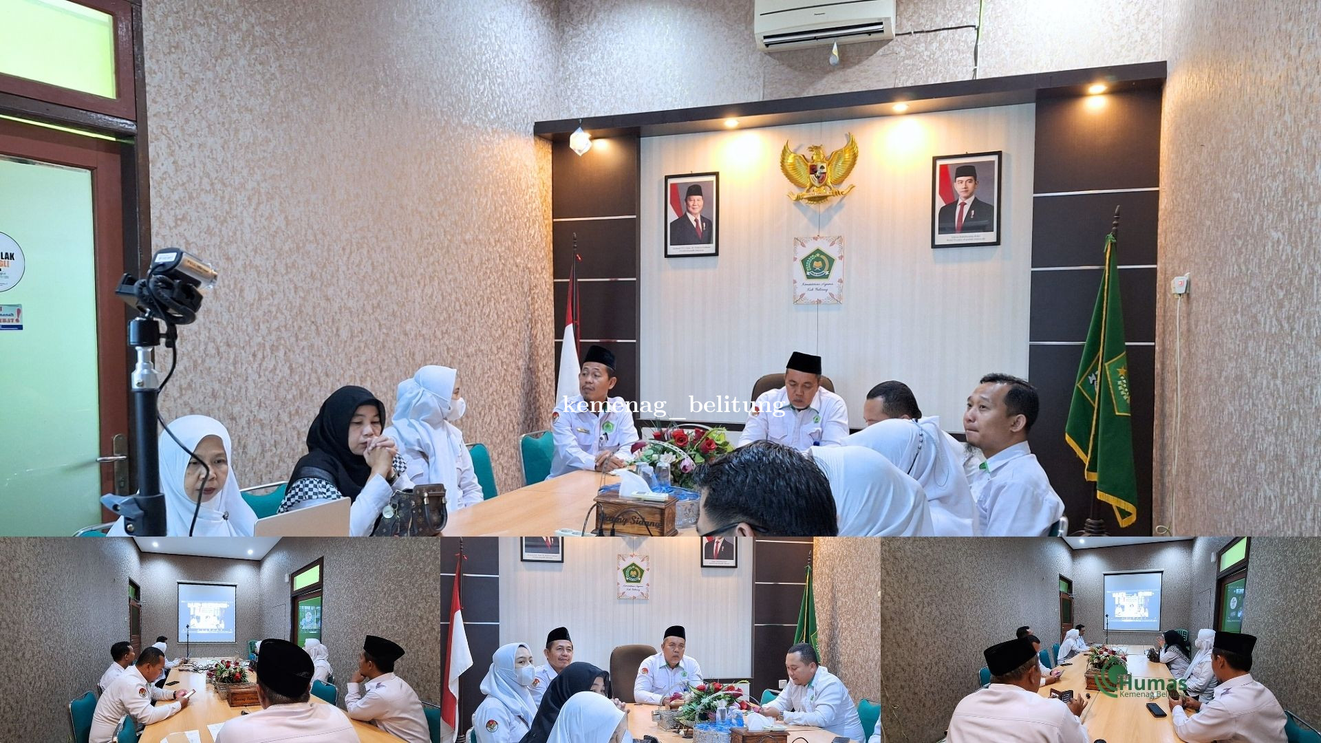 Kemenag Belitung Ikuti Zoom Penyampaian Hasil Penilaian Pendahuluan PMPZI 2026
