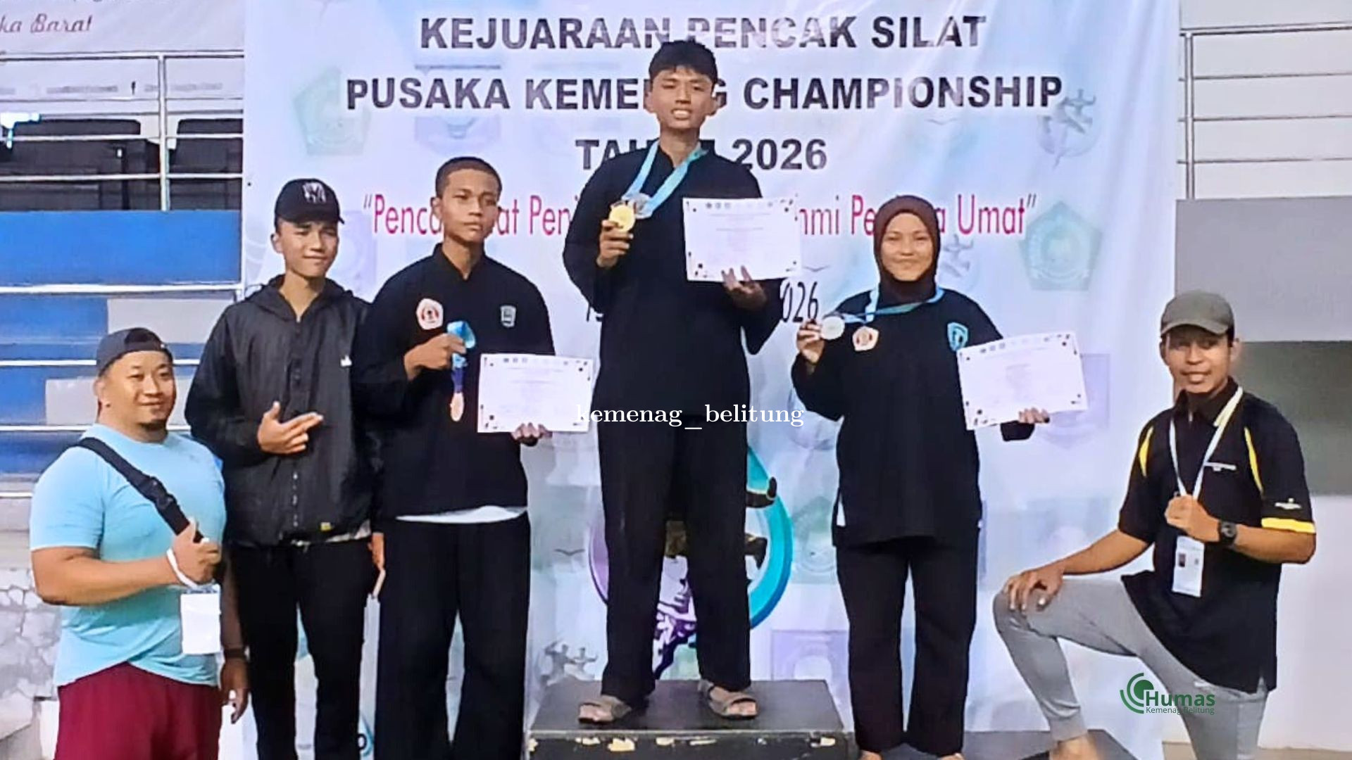 Pesilat MAN 1 Belitung Ukir Prestasi di Kejuaraan Pencak Silat Pusaka Kanwil Kemenag Babel 2026