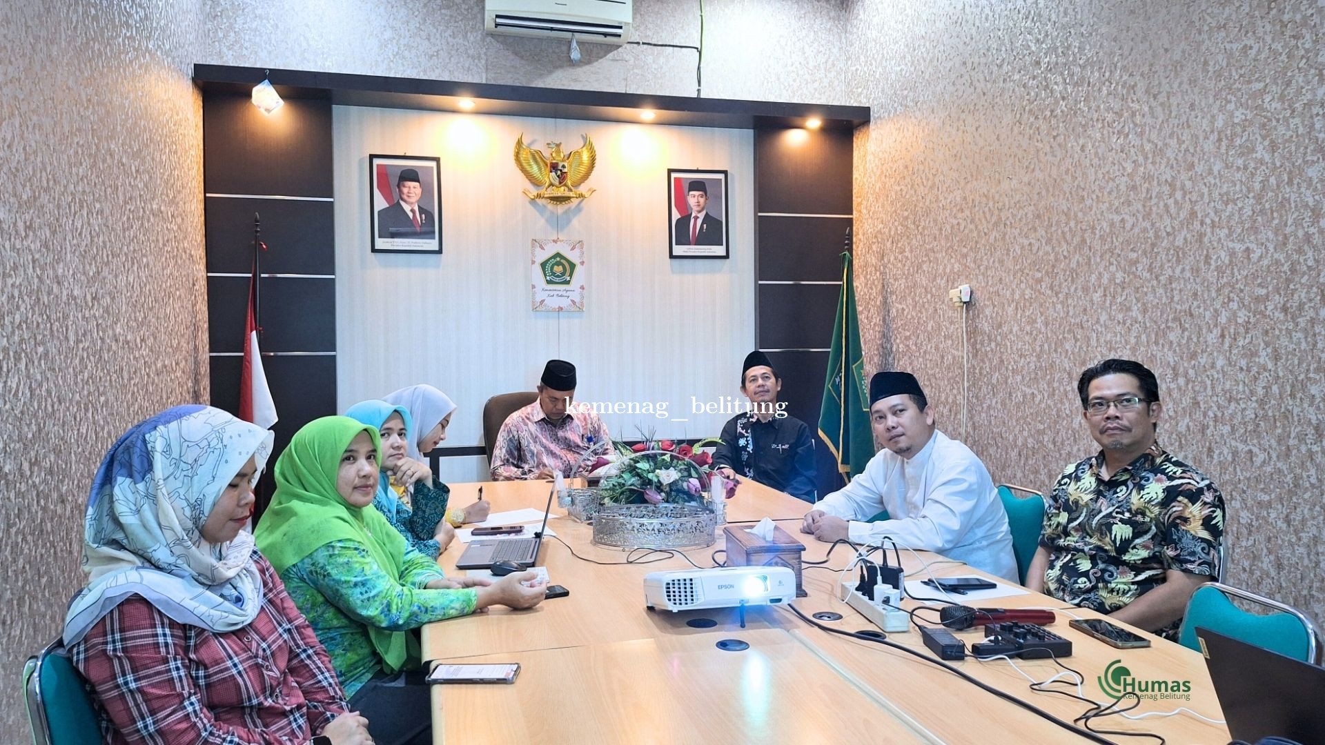 Kemenag Belitung Ikuti Zoom Mentoring Pengukuran Capaian Kinerja Triwulan I 2026