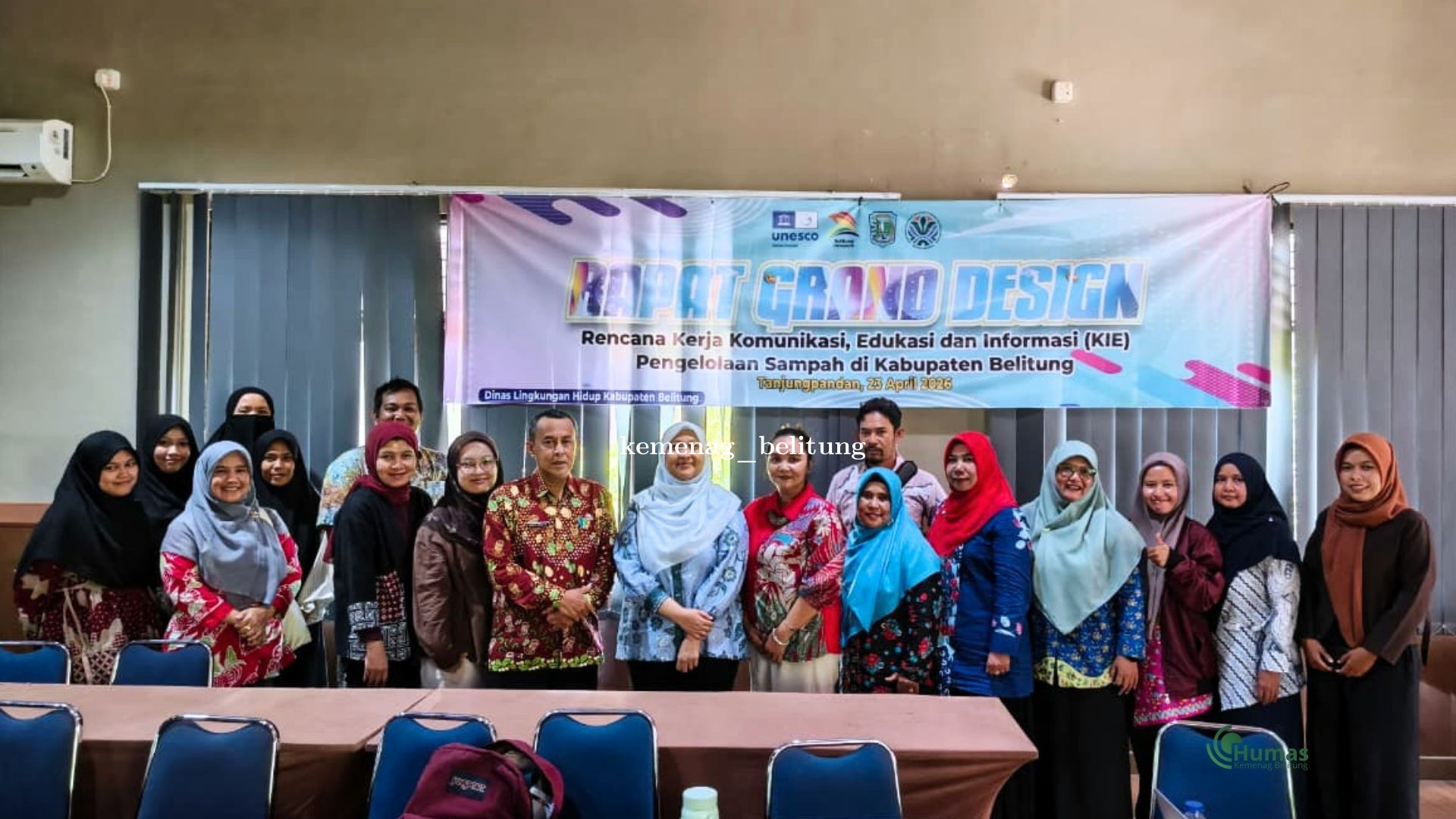 Lewat Rapat Program KIE Pengelolaan Sampah, Kemenag Belitung Perkuat Implementasi Ekoteologi