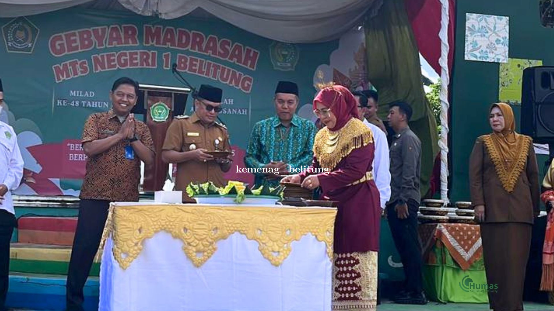 Gebyar Madrasah MTsN 1 Belitung ke-48 Gaungkan Dampak Pendidikan Kemenag