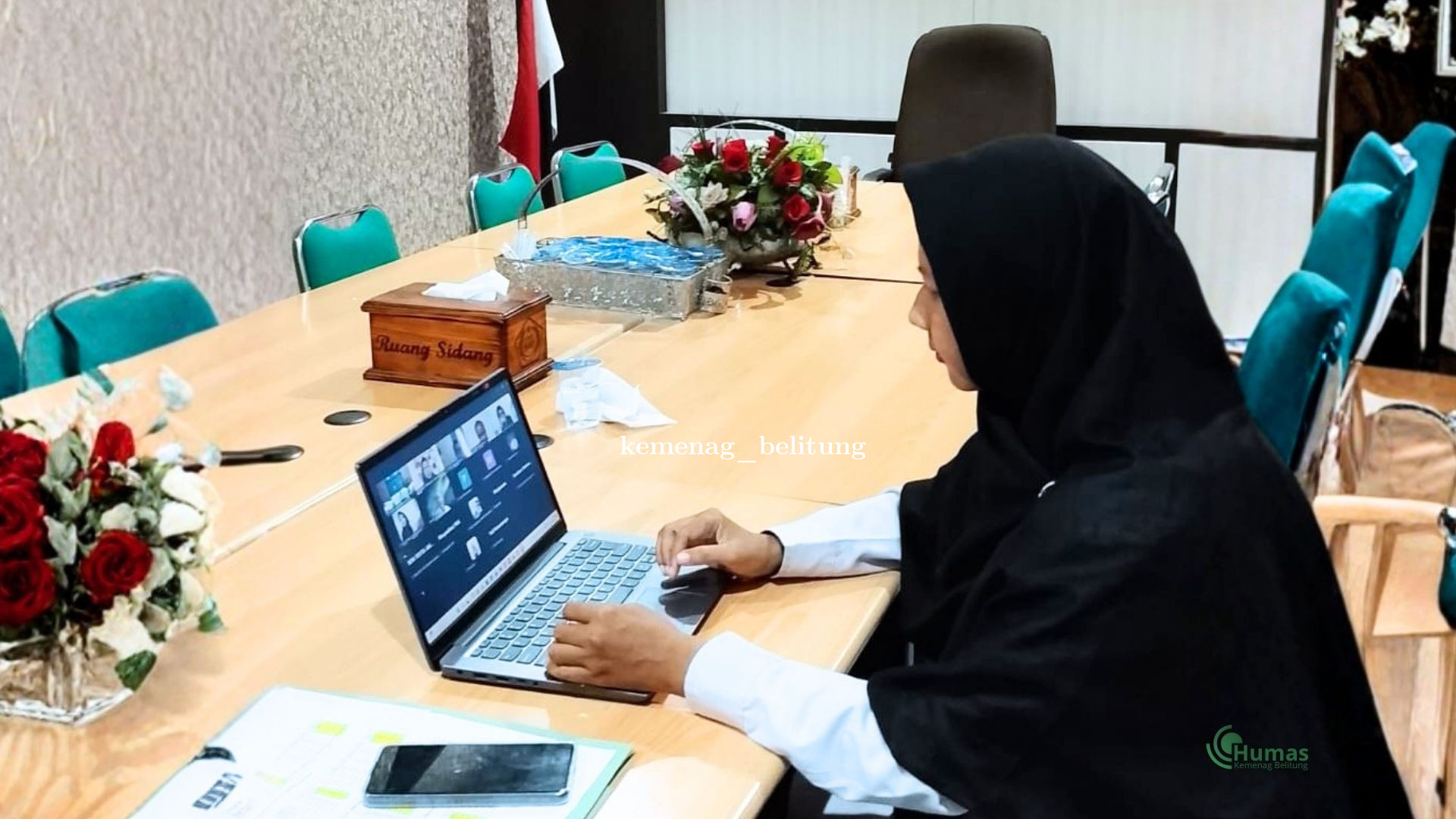 Ikuti Zoom Sosialisasi Kanwil, Kemenag Belitung Matangkan Data Statistik LKE Capaian Kinerja 2026