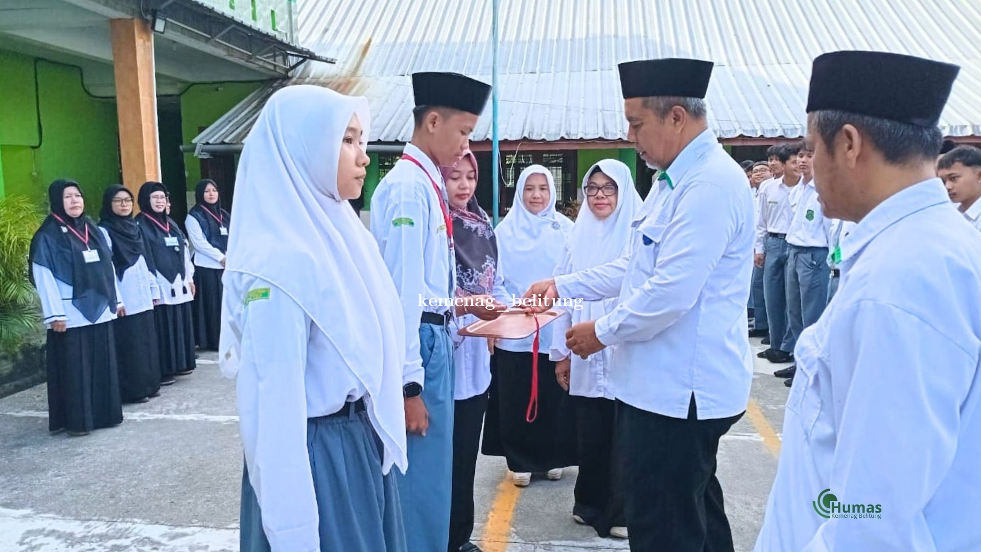 Kakan Kemenag Belitung Resmi Buka Ujian Madrasah Kelas XII MAN 1 Belitung