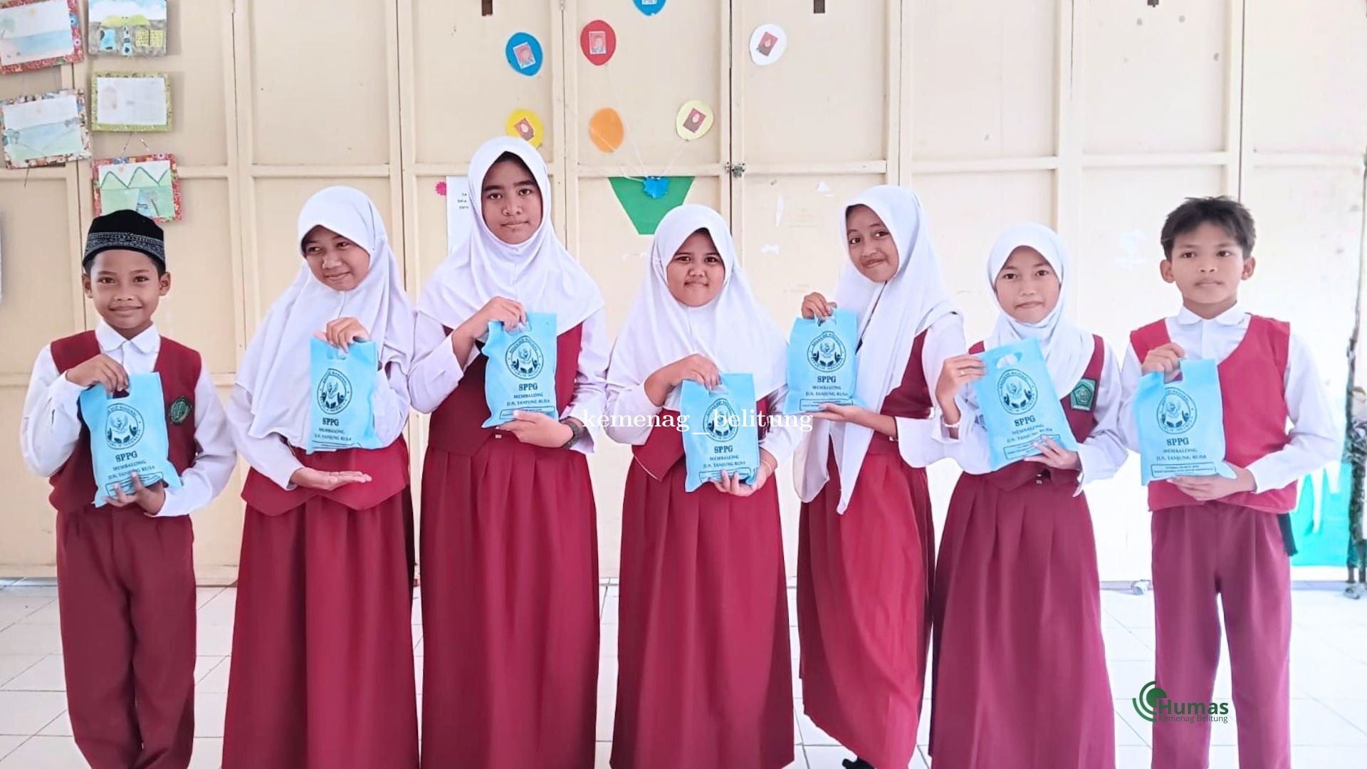 Perdana, MIN 2 Belitung Kampus A Terima Manfaat Program MBG dari SPPG Membalong